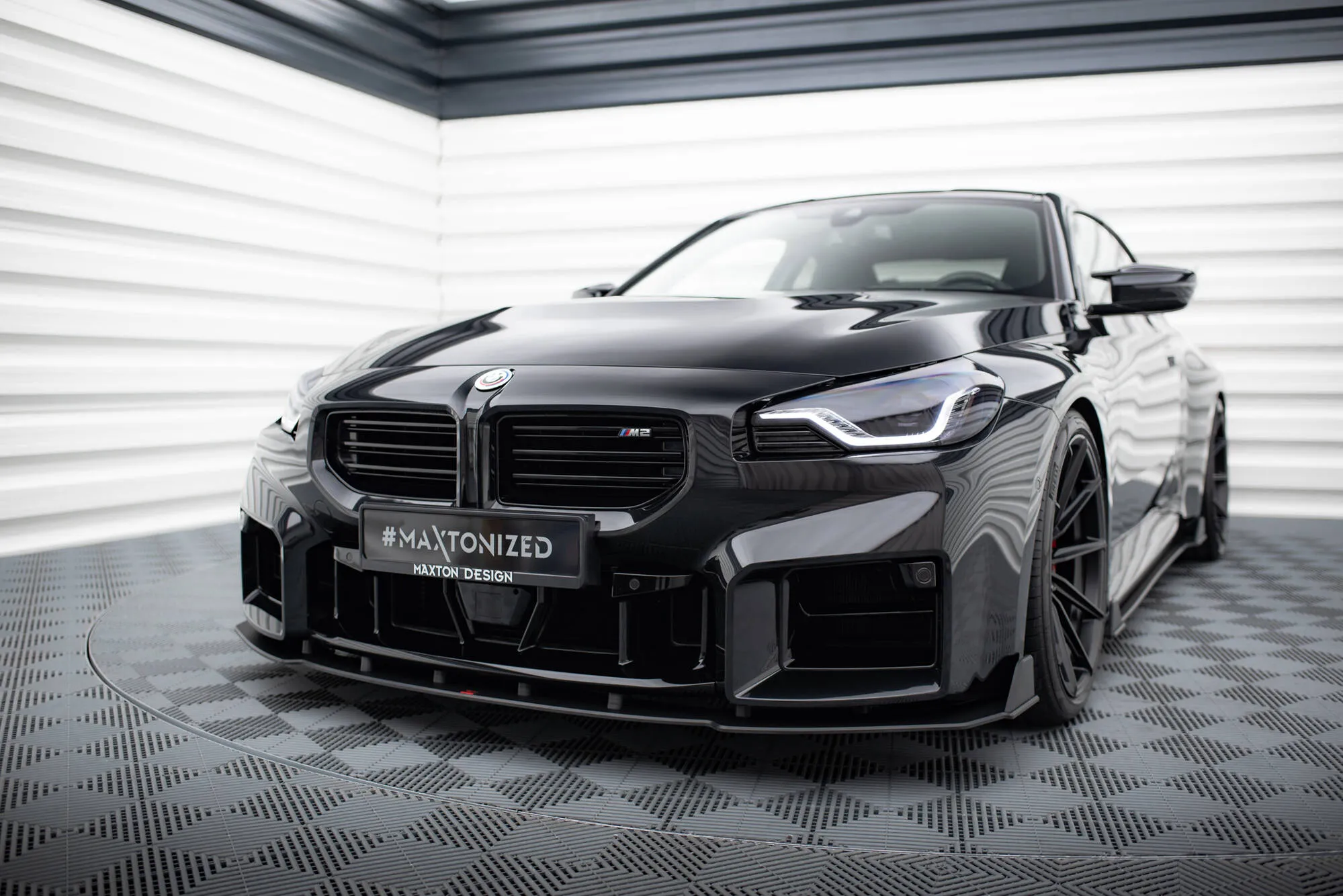 Frontspoiler V.2 BMW M2 Coupe (G87) 2023 - > | Street Pro Black Edition