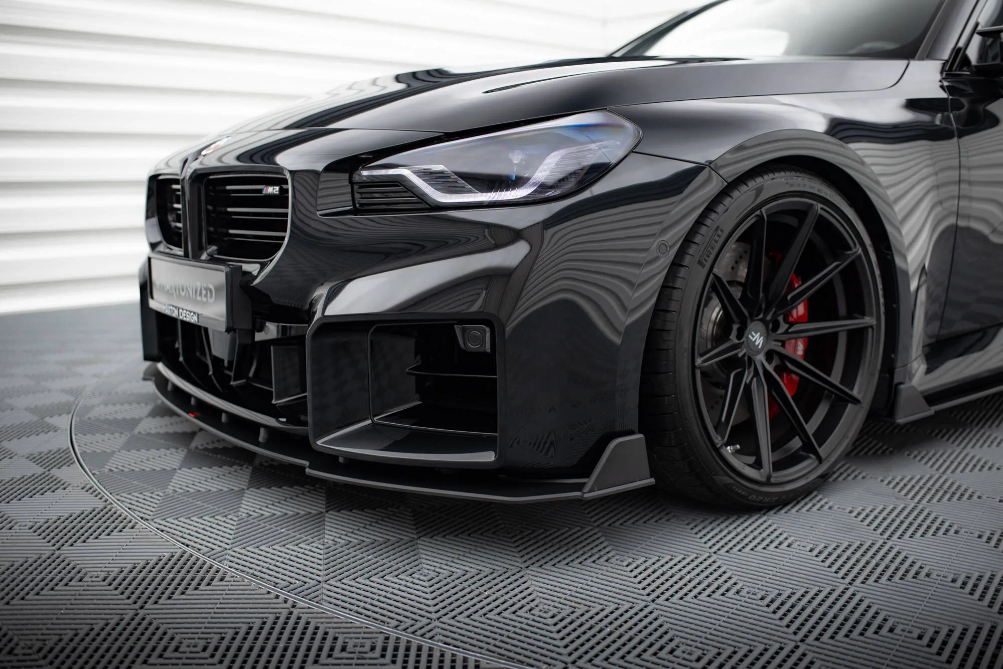 Frontspoiler V.2 BMW M2 Coupe (G87) 2023 - > | Street Pro Black Edition – bilde 4