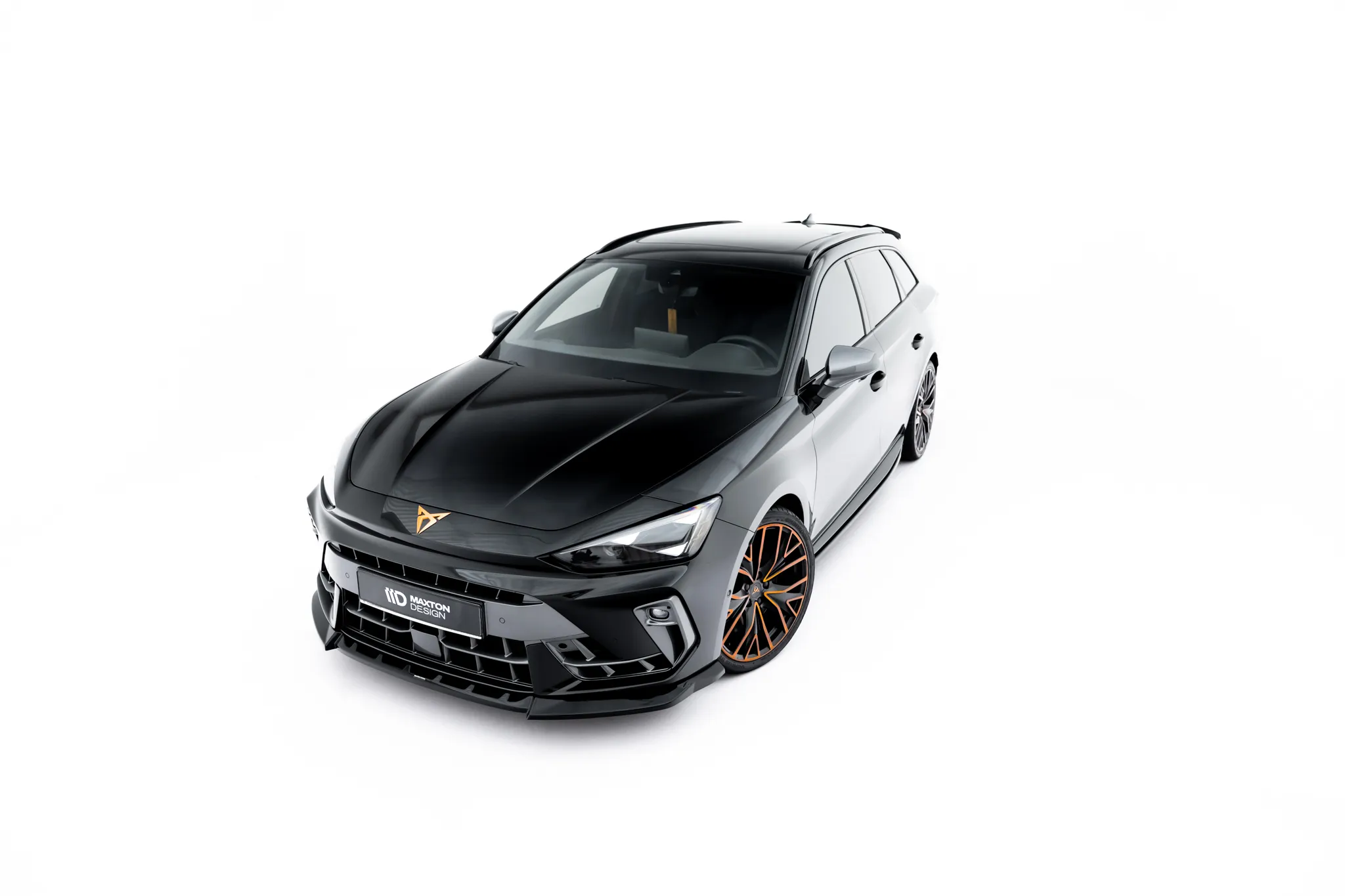 Frontspoiler V.2 Cupra Leon 2020-2026 | Glossy Black Edition – bilde 2