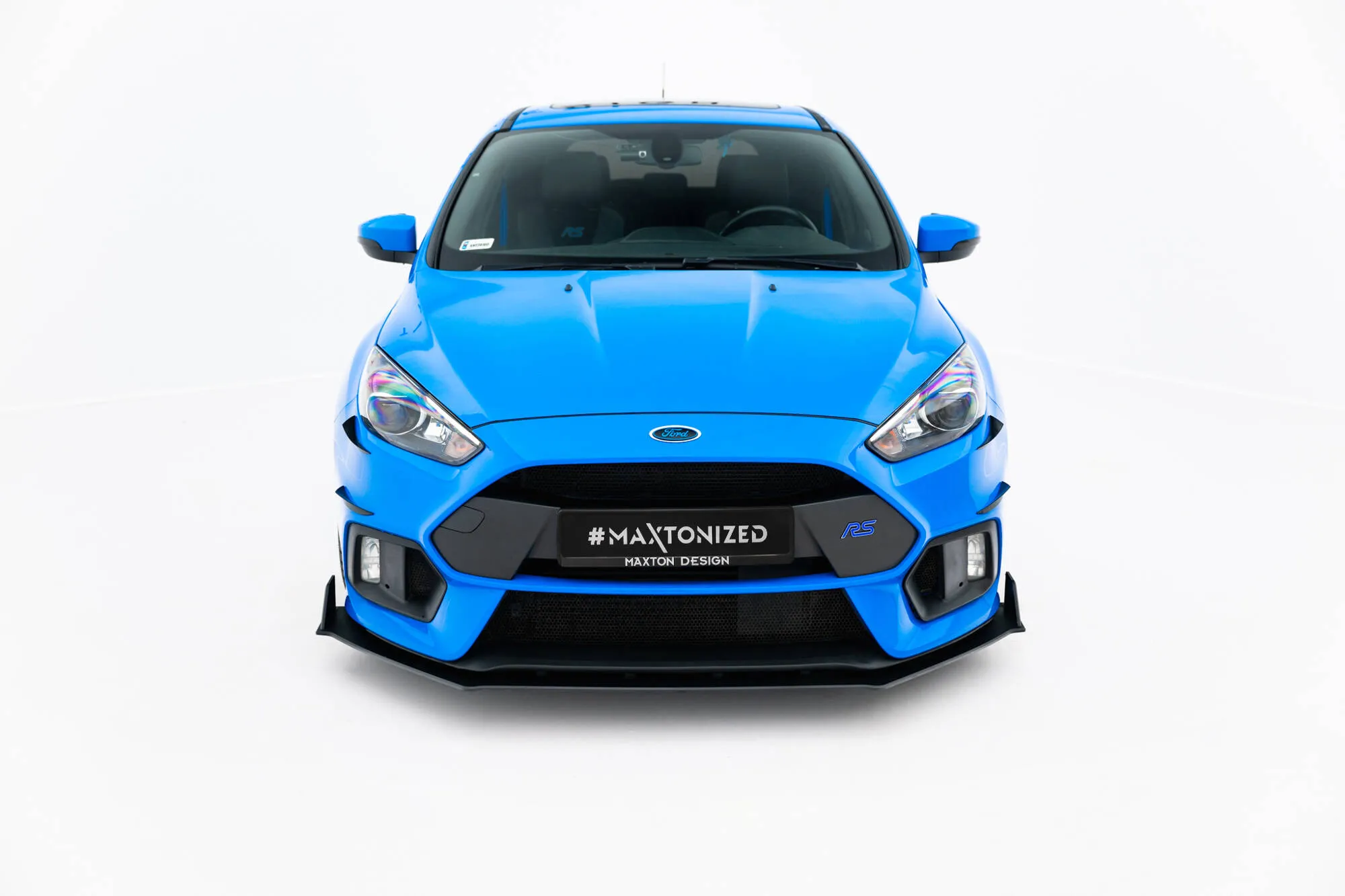Frontspoiler V.2 Ford Focus III RS 2015-2018 | Street Pro Black Edition – bilde 2
