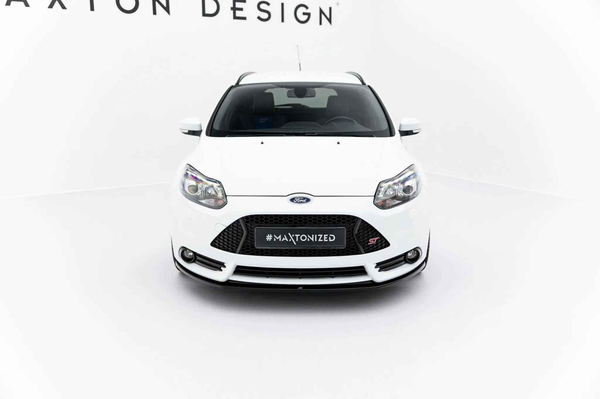 Frontspoiler V.2 Ford Focus MK3 ST 2012 - 2014 | Glossy Black Edition – bilde 2