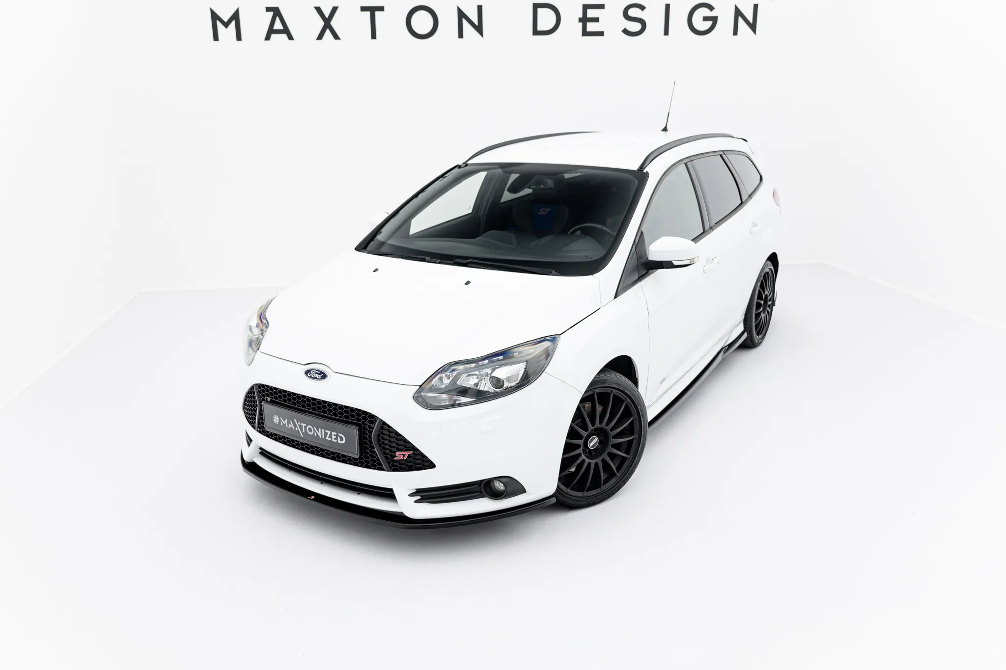 Frontspoiler V.2 Ford Focus MK3 ST 2012 - 2014 | Glossy Black Edition – bilde 3