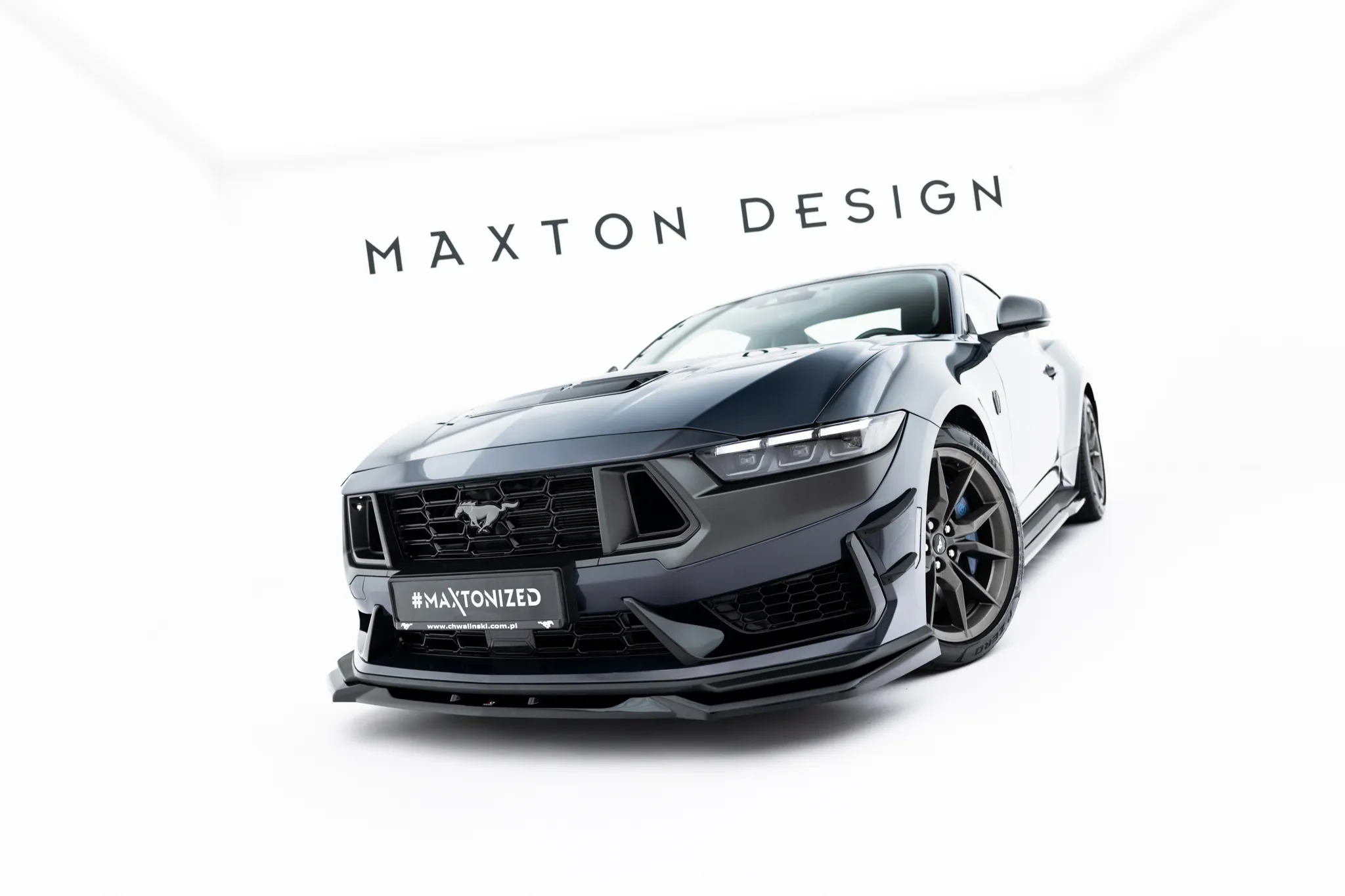 Frontspoiler V.2 Ford Mustang Dark Horse VII 2024 -> | Glossy Black Edition