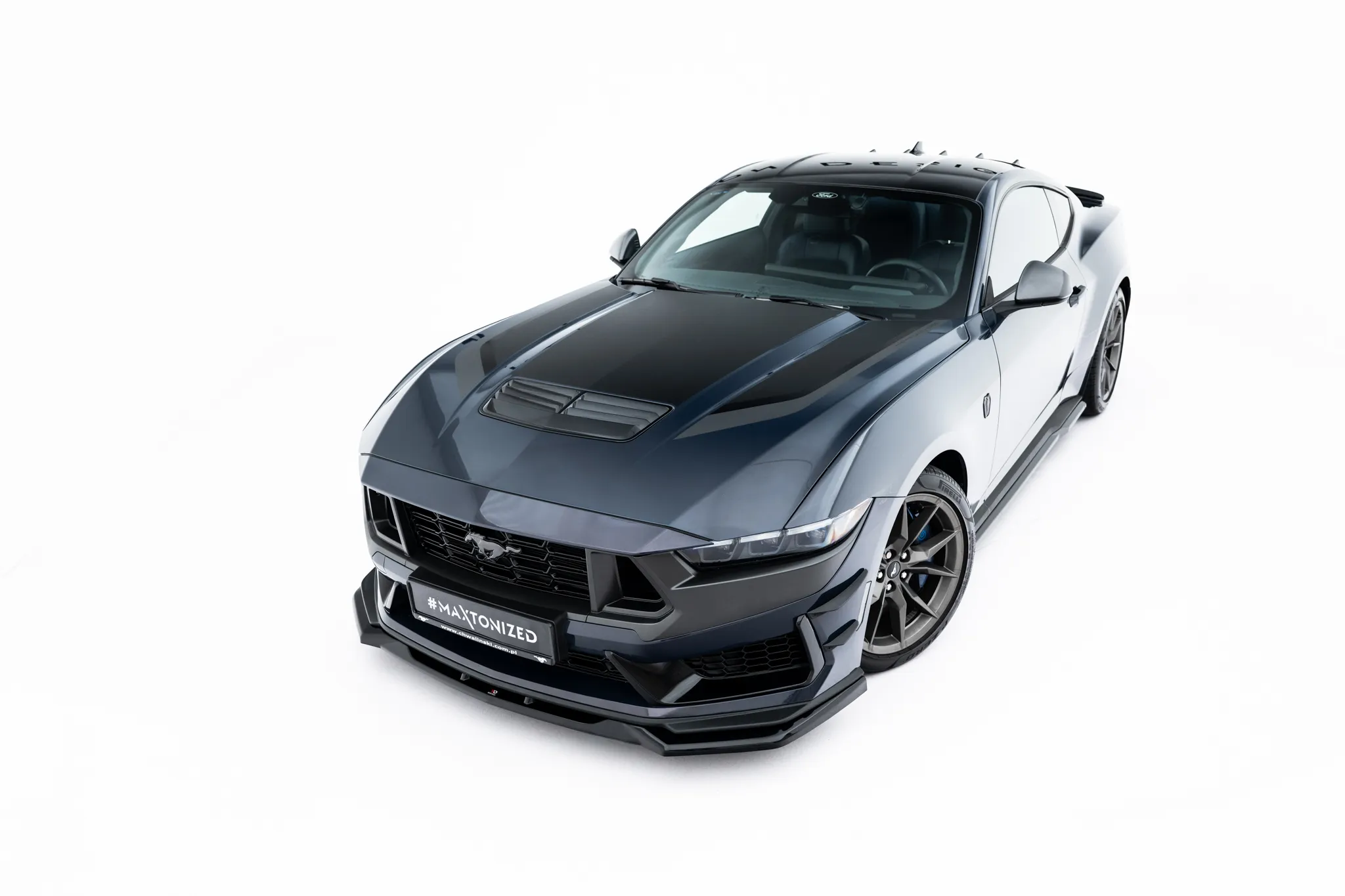 Frontspoiler V.2 Ford Mustang Dark Horse VII 2024 -> | Glossy Black Edition – bilde 2