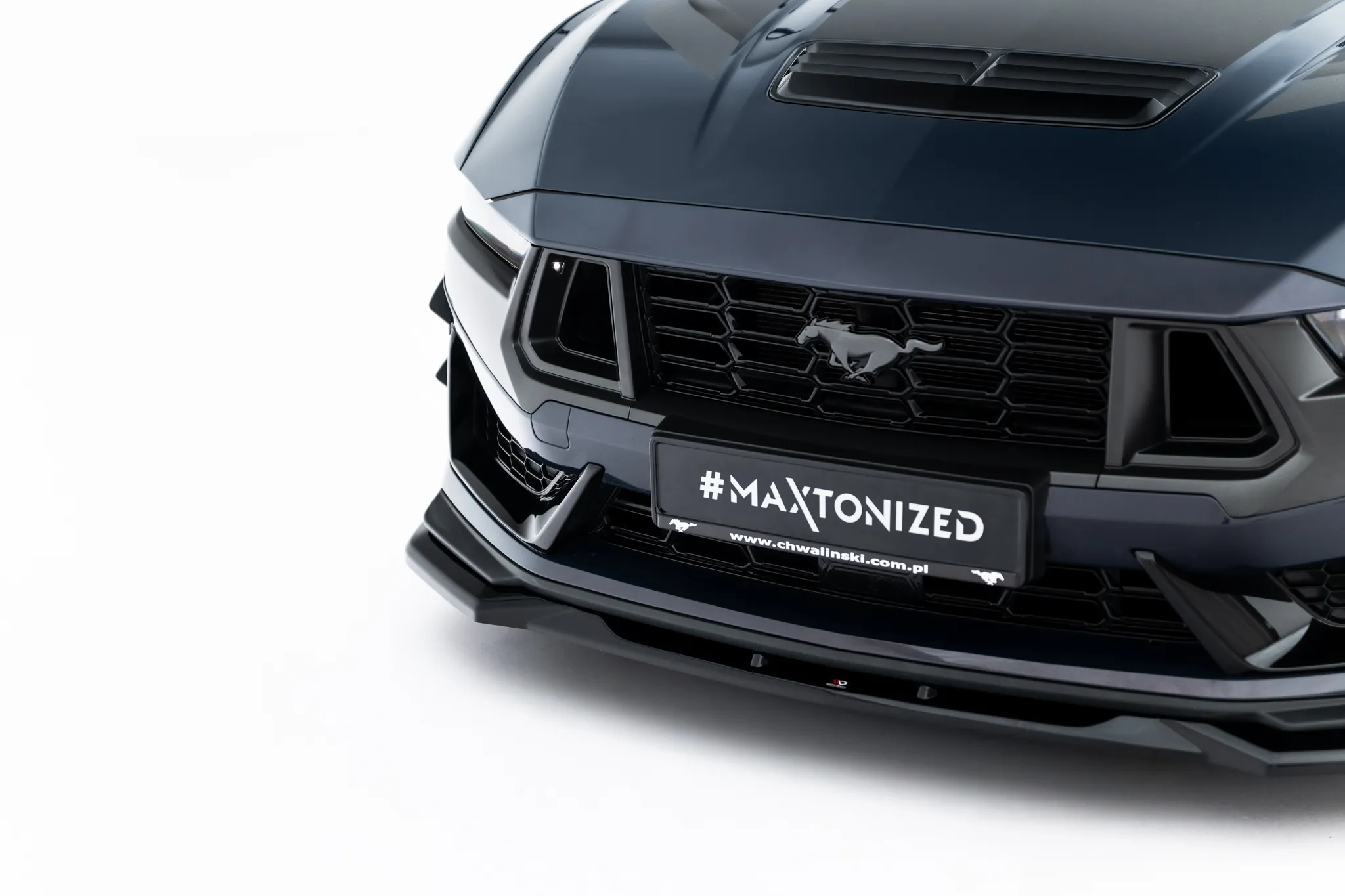 Frontspoiler V.2 Ford Mustang Dark Horse VII 2024 -> | Glossy Black Edition – bilde 4