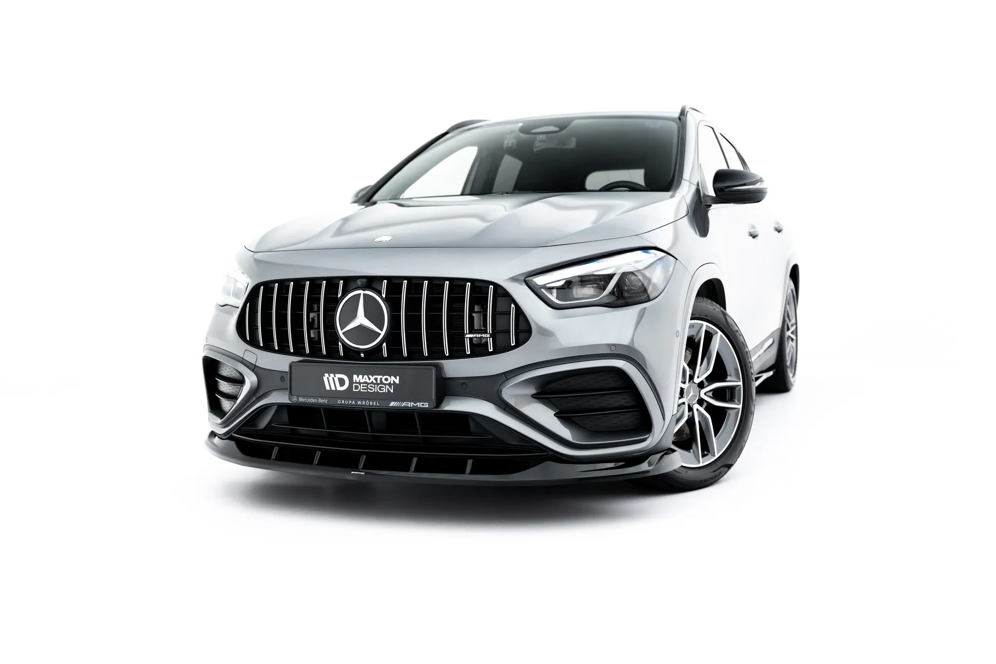 Frontspoiler V.2 Mercedes-Benz AMG Gla 35 (H247) Facelift 2023 -> | Glossy Black Edition