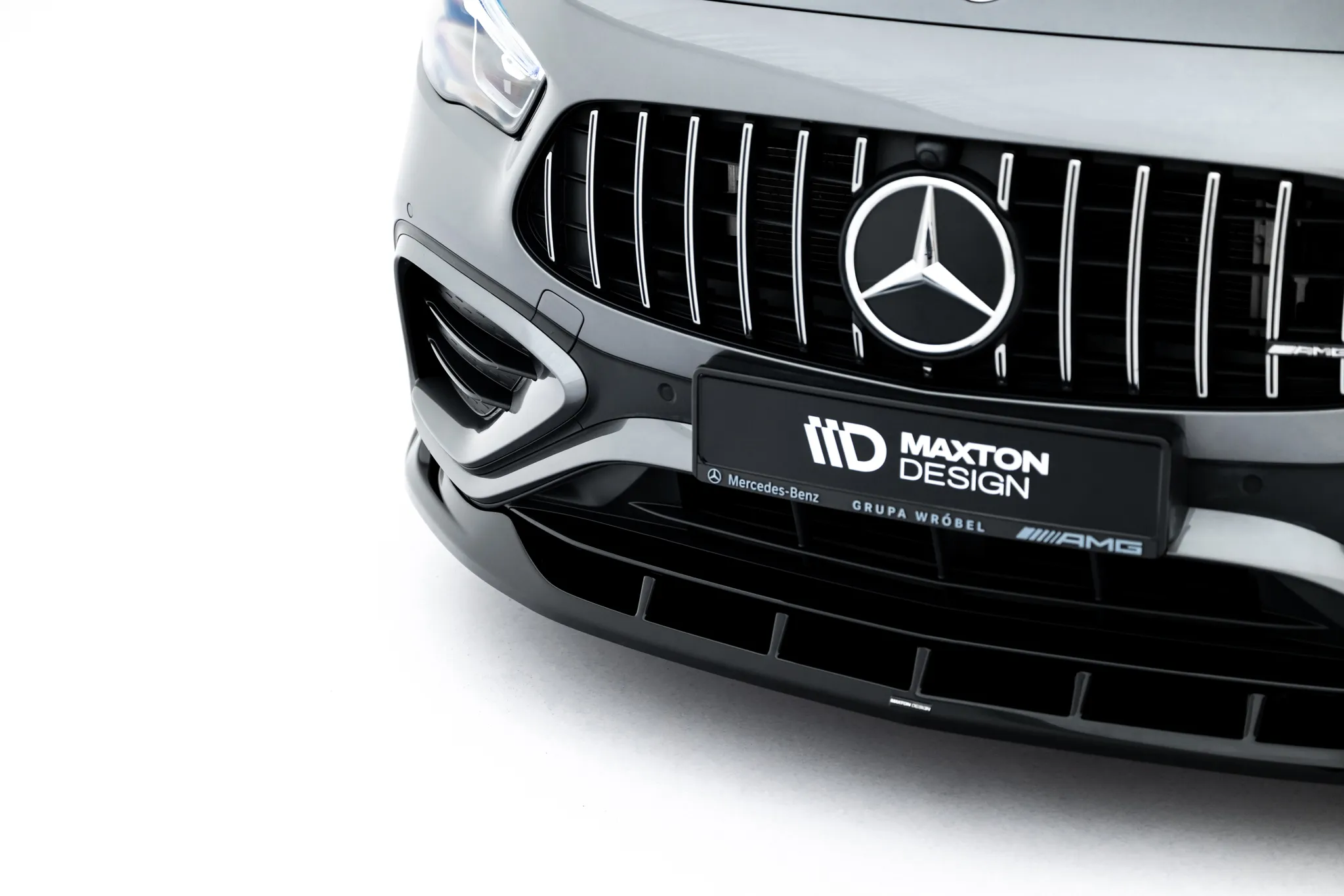 Frontspoiler V.2 Mercedes-Benz AMG Gla 35 (H247) Facelift 2023 -> | Glossy Black Edition – bilde 6
