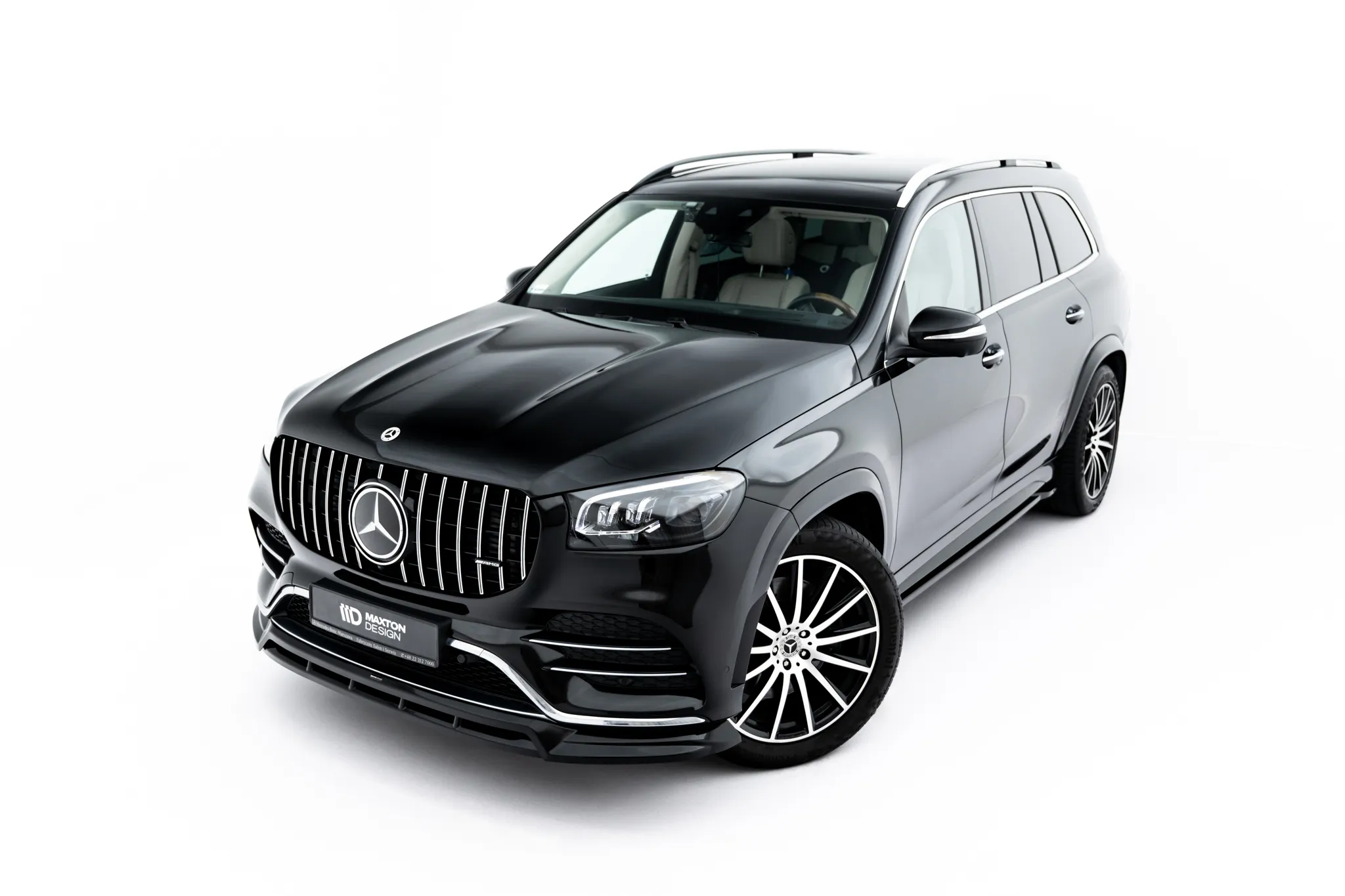 Frontspoiler V.2 Mercedes-Benz Gls (X167) AMG-Line 2019 - 2023 | Glossy Black Edition