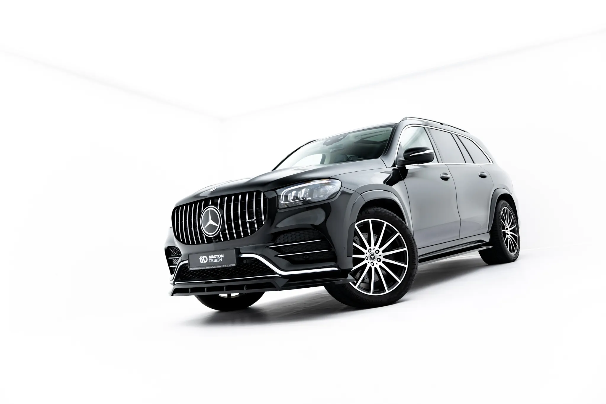 Frontspoiler V.2 Mercedes-Benz Gls (X167) AMG-Line 2019 - 2023 | Glossy Black Edition – bilde 7