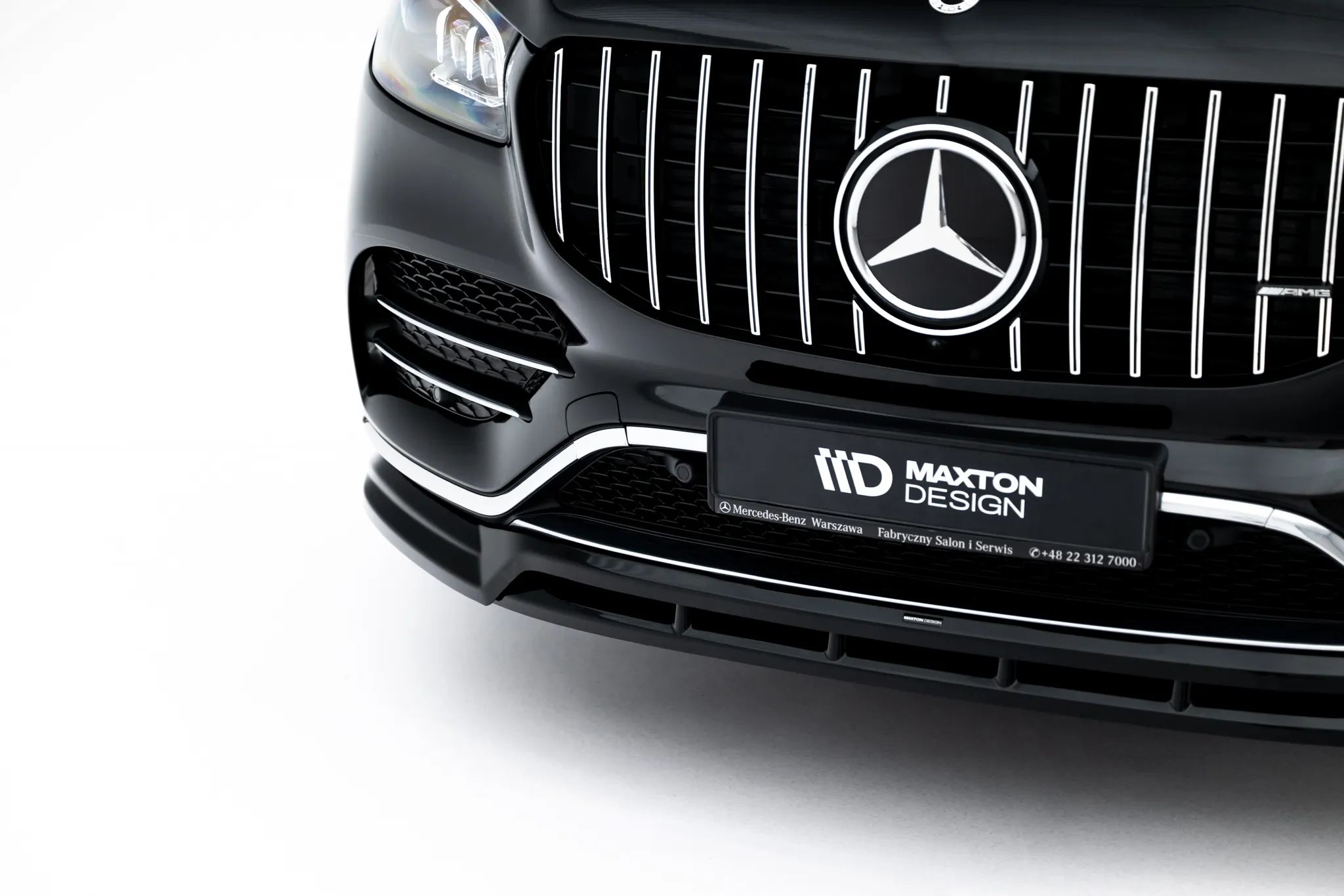 Frontspoiler V.2 Mercedes-Benz Gls (X167) AMG-Line 2019 - 2023 | Glossy Black Edition – bilde 8