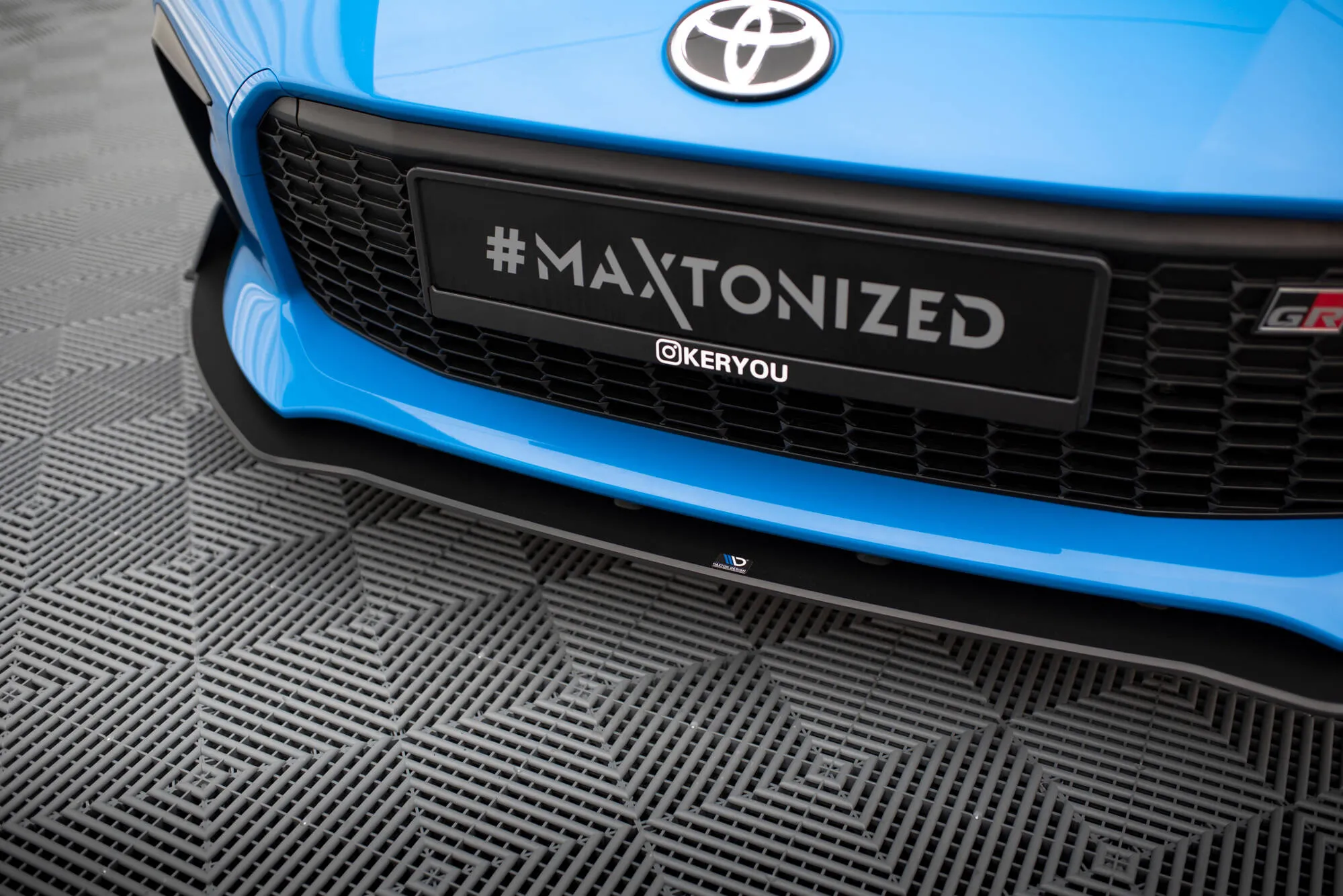Frontspoiler V.2 Toyota GR86 2021 - > | Street Pro Black Edition – bilde 3