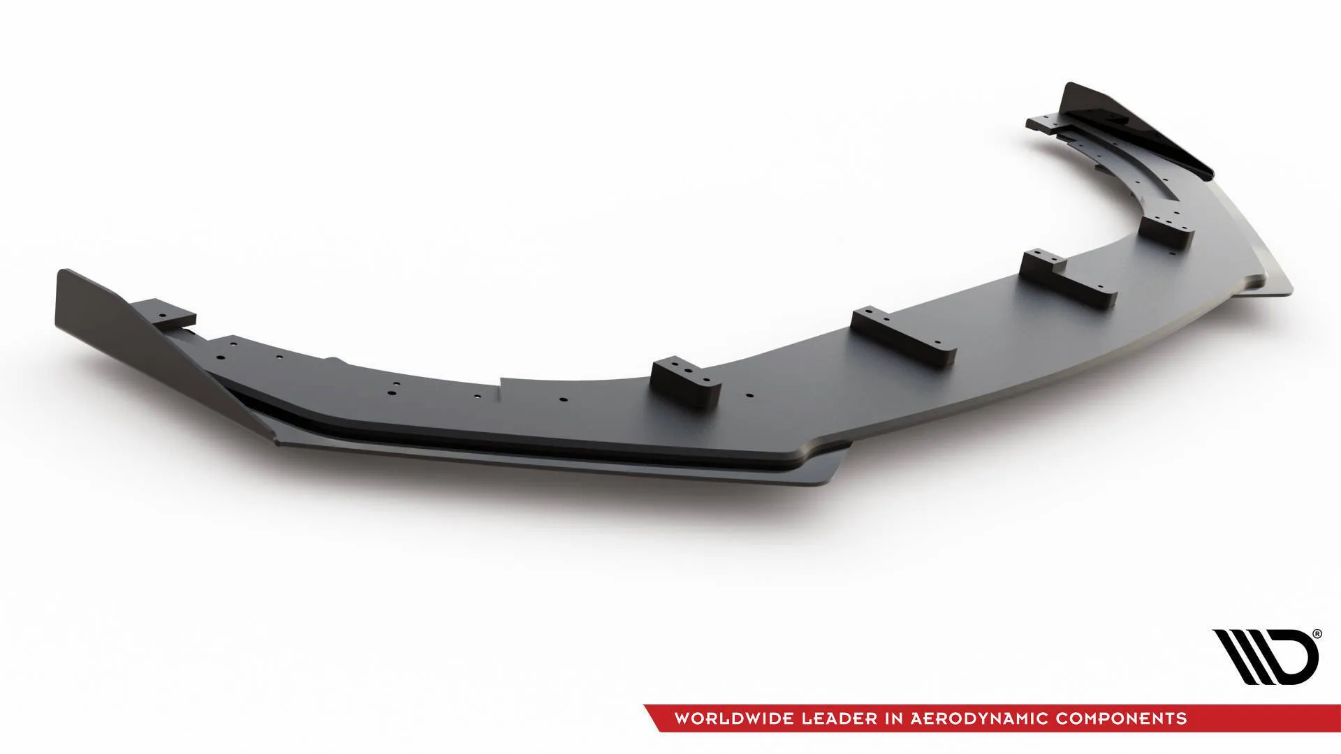 Frontspoiler V.3 + Flopper VW Golf VI GTI 2008-2012 | Street Pro Black Edition – bilde 7