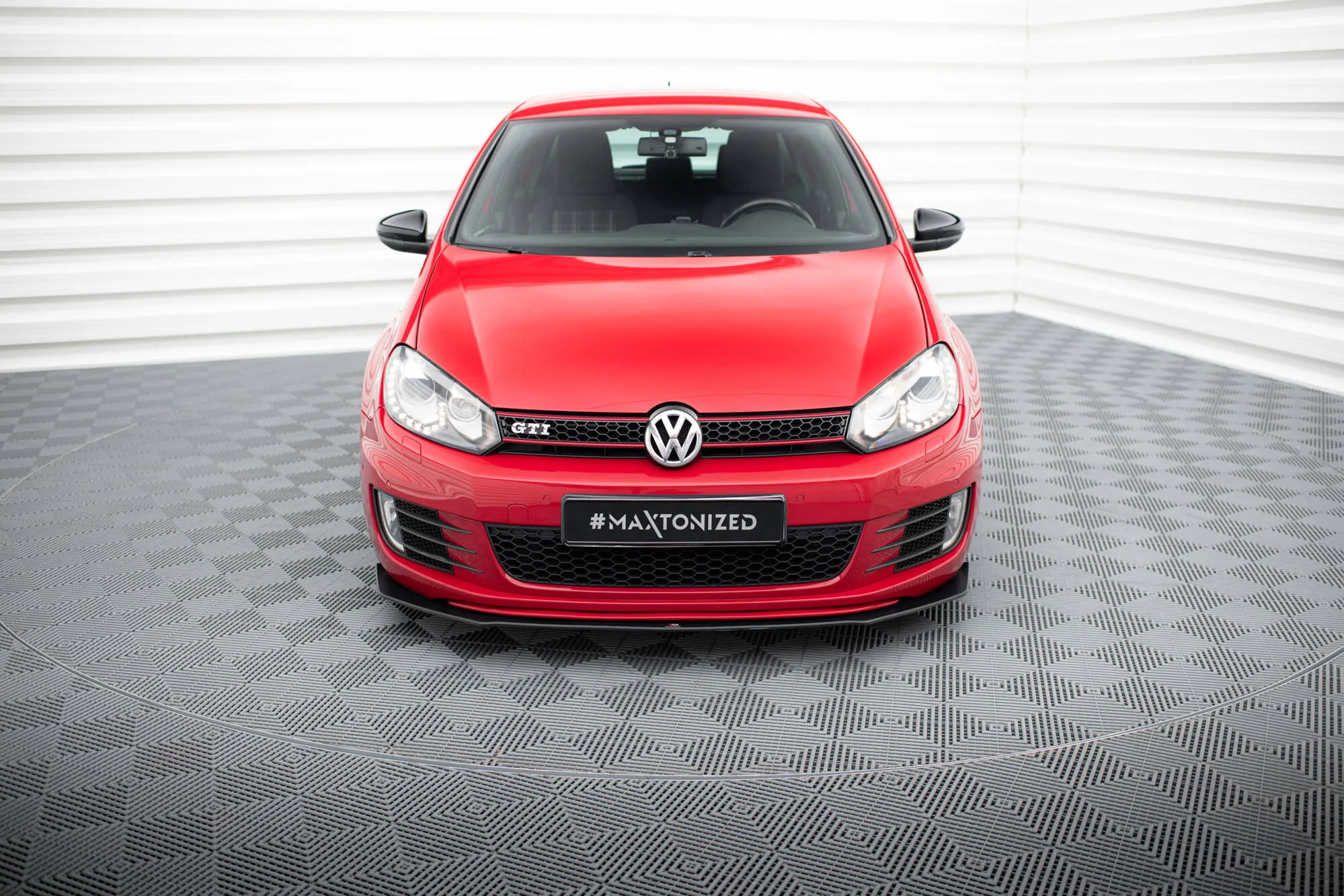 Frontspoiler V.3 VW Golf VI GTI 2008-2012 | Street Pro Black Edition