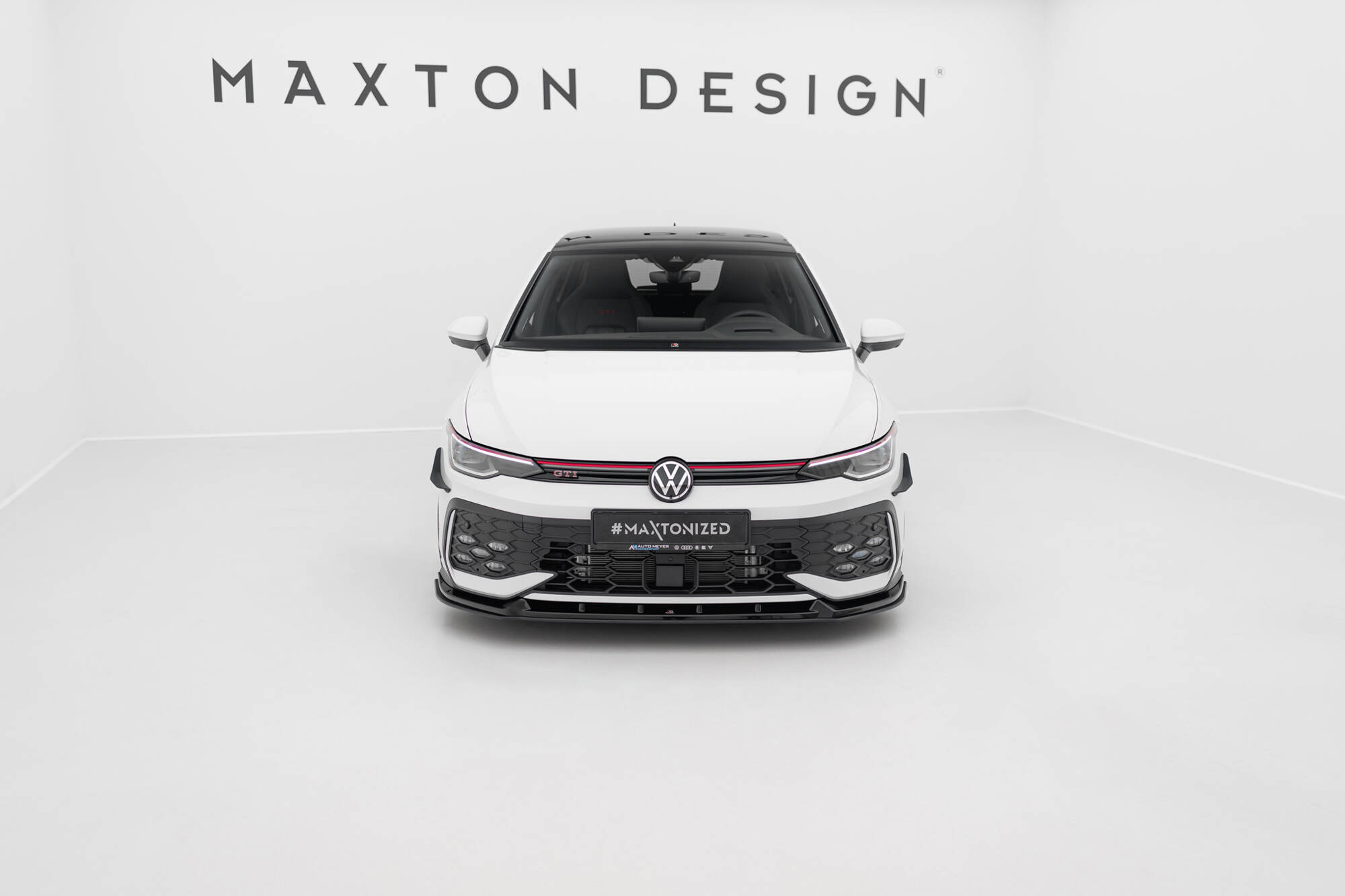 Frontspoiler Volkswagen Golf (GTI/GTE/R-Line) VIII Facelift 2024 -> | Sport Glossy Black Edition V2 – bilde 2