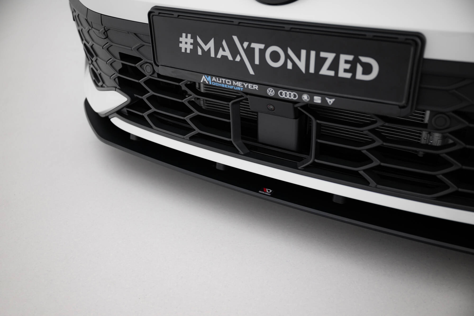 Frontspoiler Volkswagen Golf (R-Line/GTI/GTE) VIII Facelift 2024 - | Sport Glossy Black Edition – bilde 3