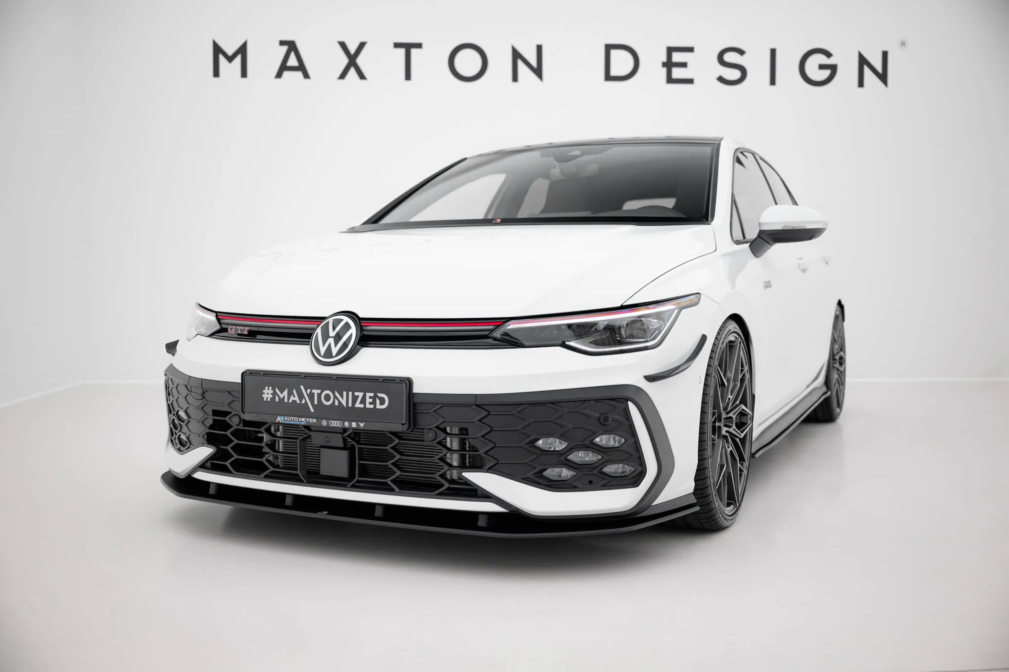 Frontspoiler Volkswagen Golf (R-Line/GTI/GTE) VIII Facelift 2024 - | Street Pro Black Edition