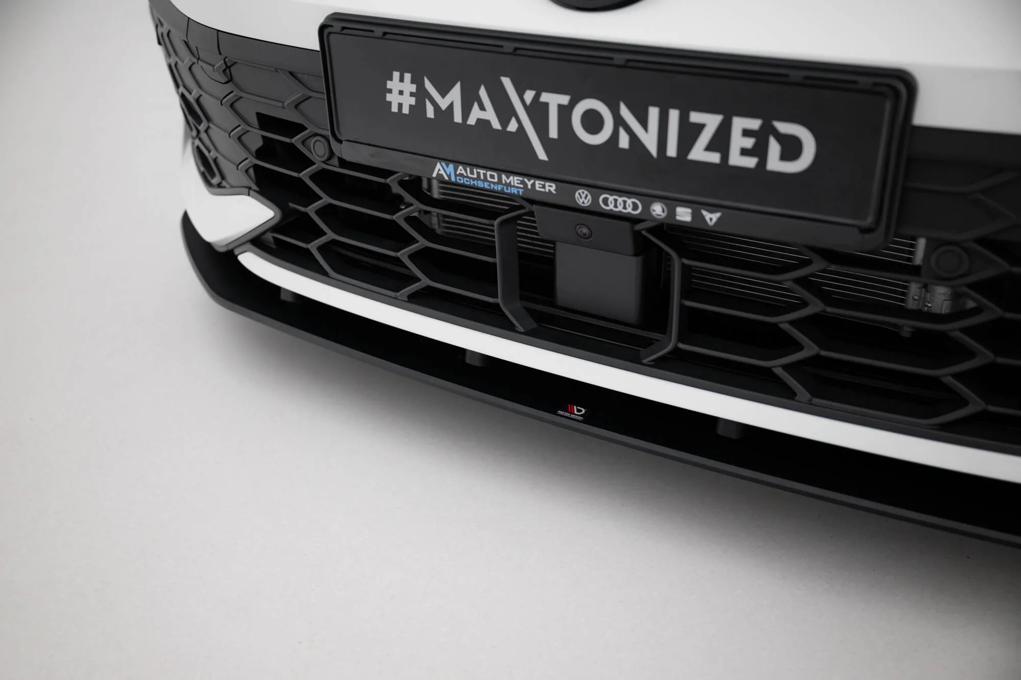 Frontspoiler Volkswagen Golf (R-Line/GTI/GTE) VIII Facelift 2024 - | Street Pro Black Edition – bilde 3
