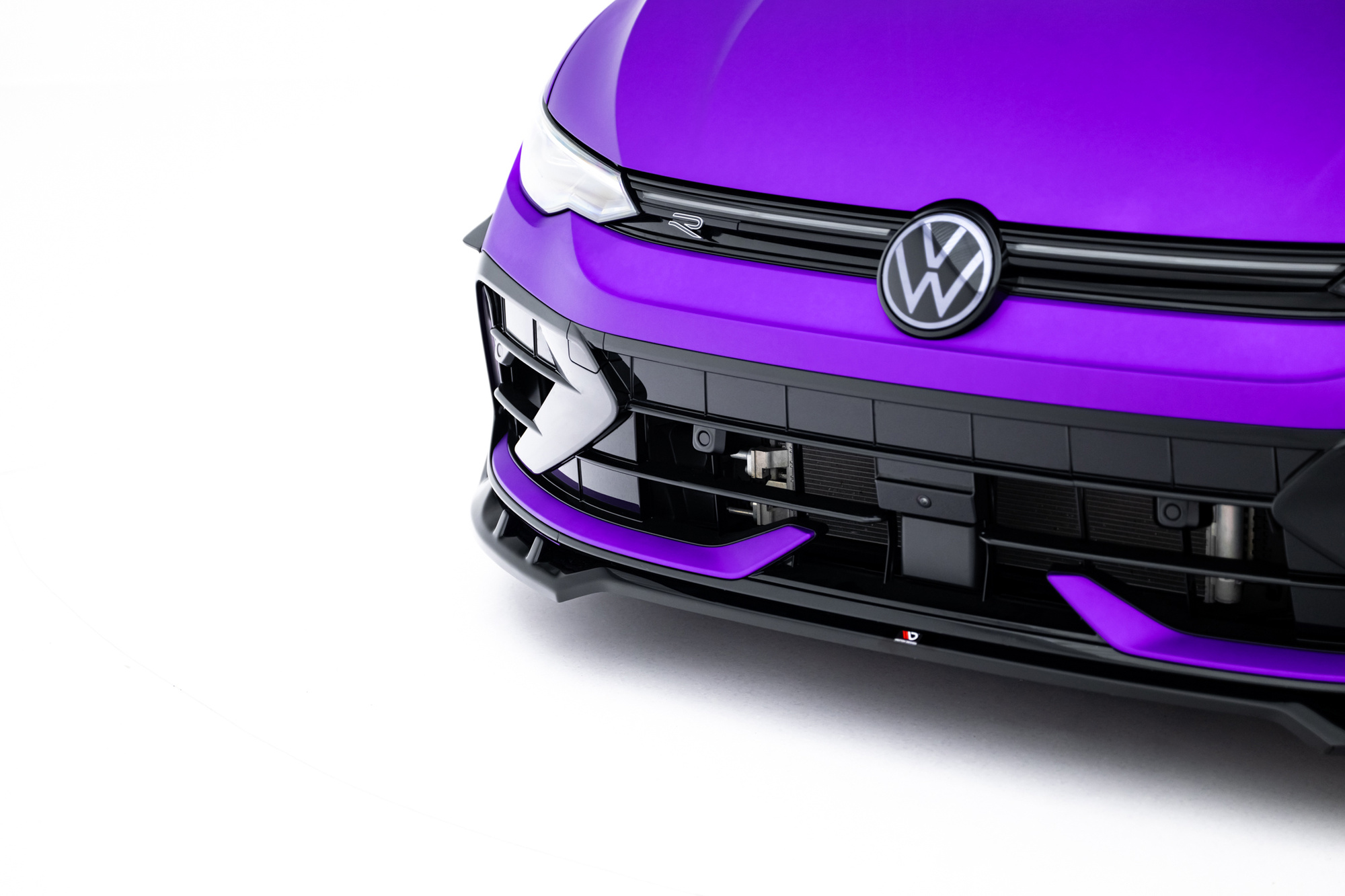 Frontspoiler Volkswagen Golf R VIII Facelift 2024 -> | Sport Glossy Black Edition V1 – bilde 3