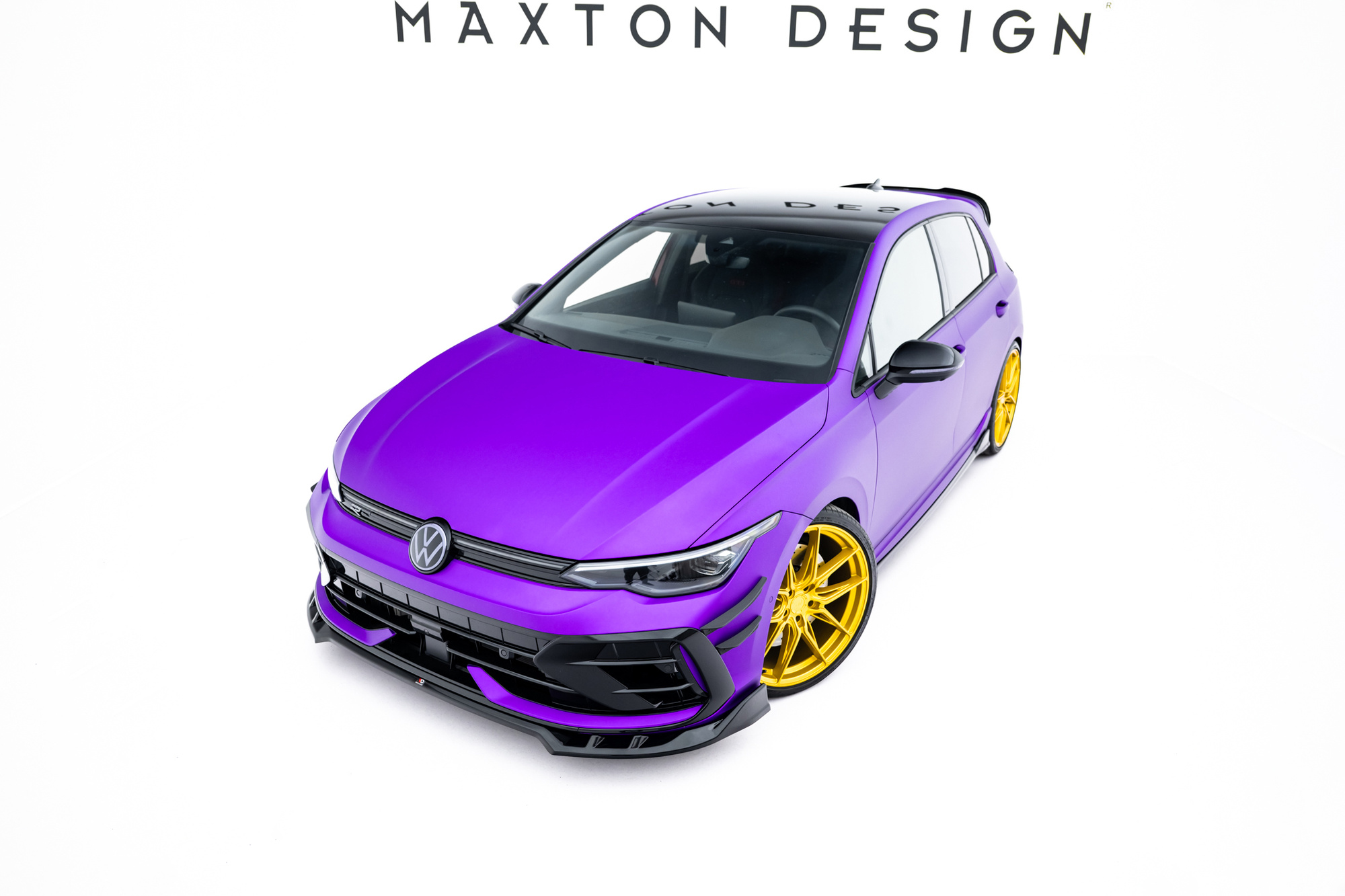 Frontspoiler Volkswagen Golf R VIII Facelift 2024 -> | Sport Glossy Black Edition V1 – bilde 4