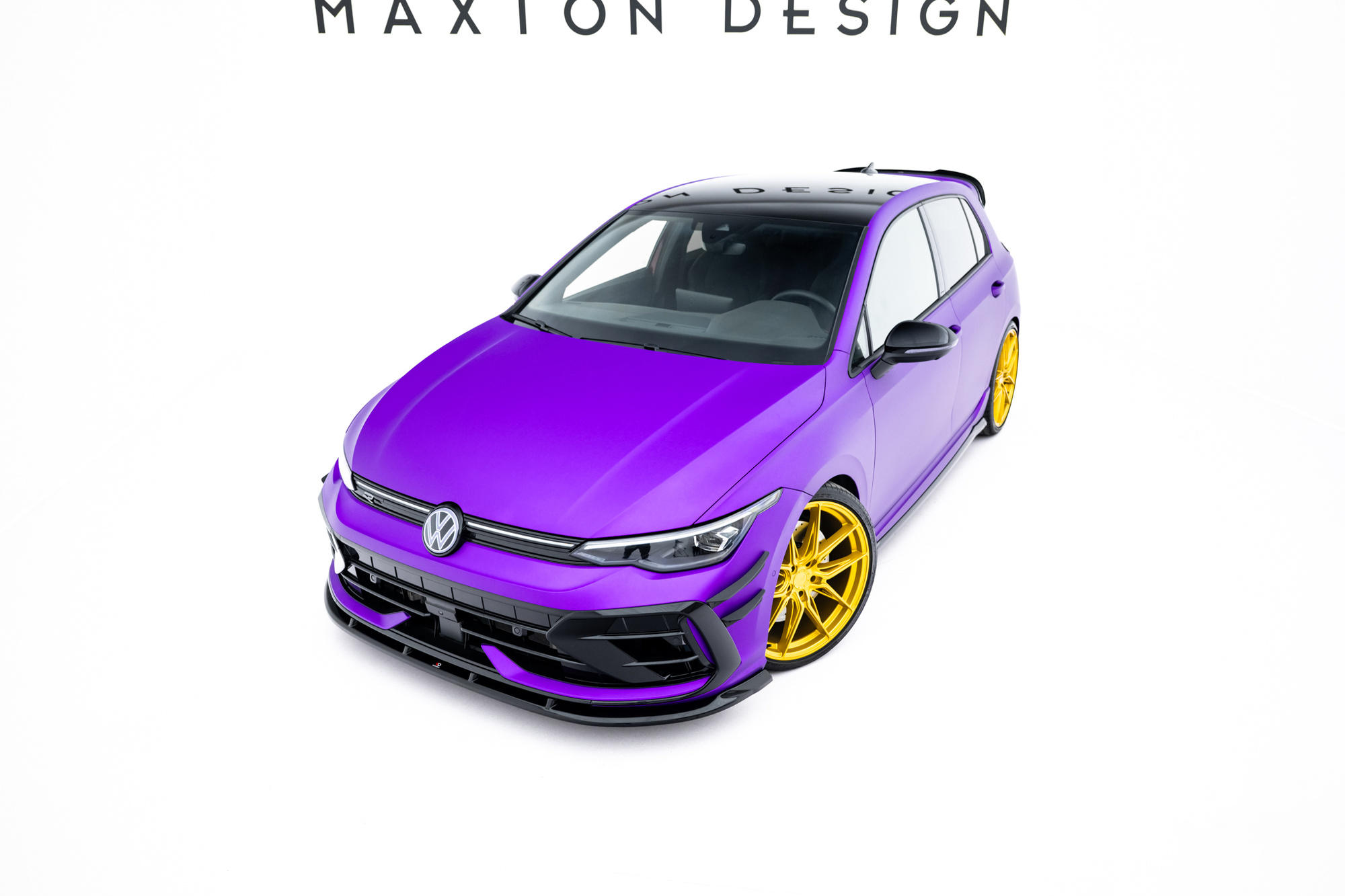 Frontspoiler Volkswagen Golf R VIII Facelift 2024 -> | Sport Glossy Black Edition V2 – bilde 4