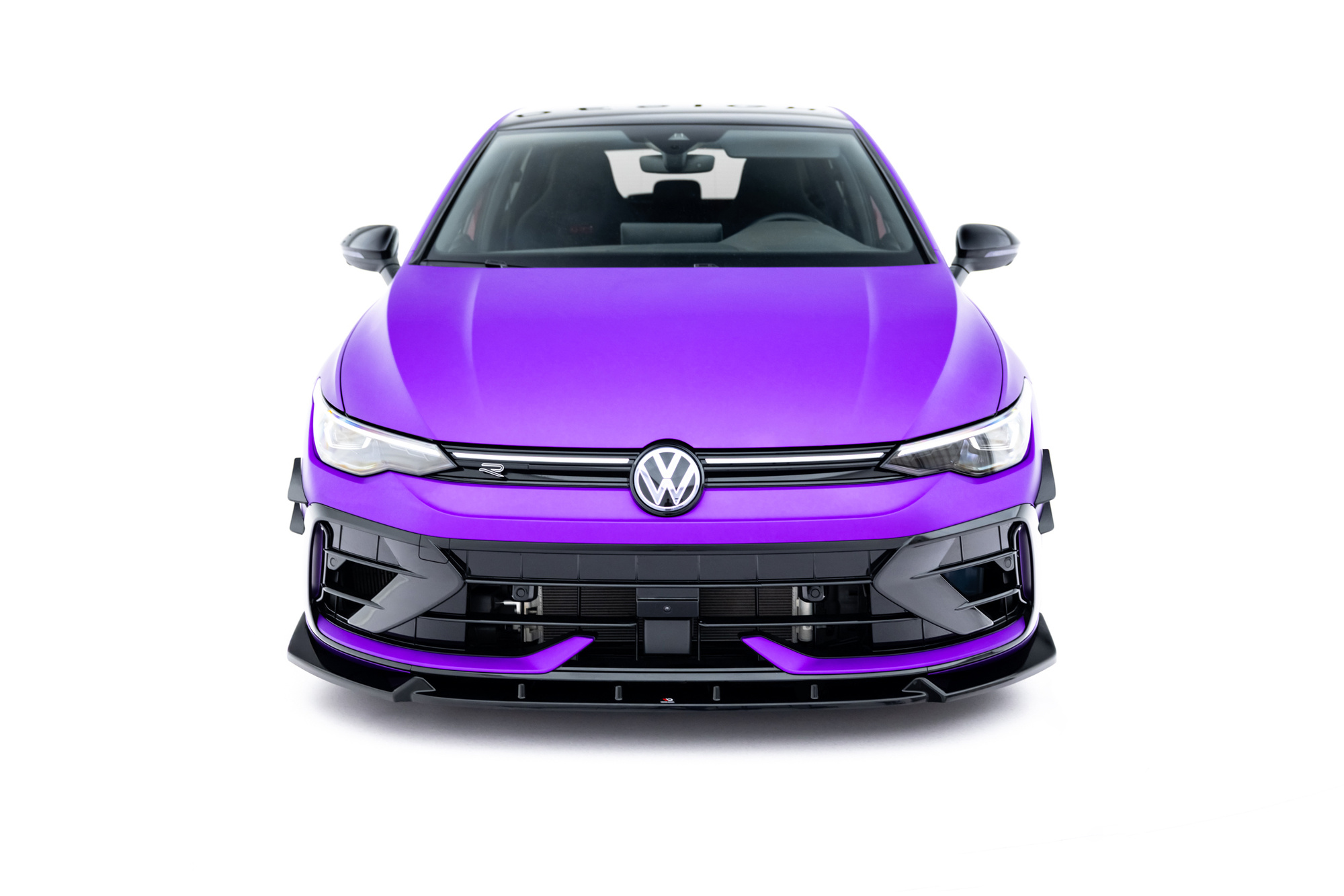 Frontspoiler Volkswagen Golf R VIII Facelift 2024 -> | Sport Glossy Black Edition V3 – bilde 2