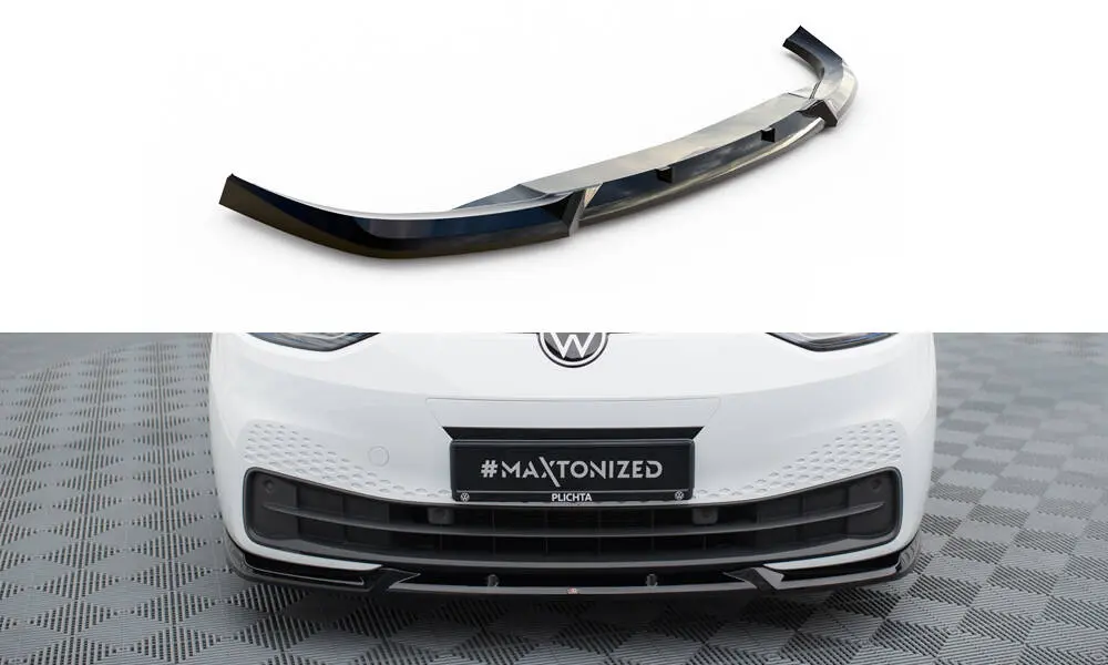Frontspoiler Volkswagen ID.3 2019 - 2023 | V.2 Glossy Black Edition – bilde 2