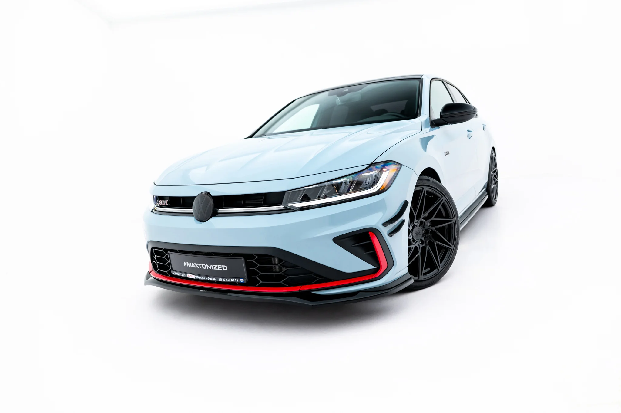 Frontspoiler Volkswagen Jetta GLI VII Facelift II 2024 -> | Sport Glossy Black Edition