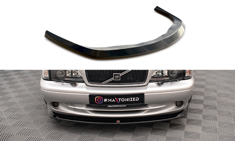 Frontspoiler  Volvo C70 I 1997-2005│ V.1 Glossy Black Edition – bilde 3