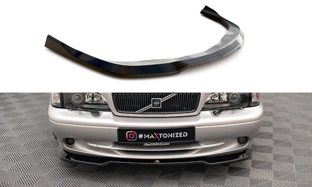 Frontspoiler  Volvo C70 I 1997-2005│ V.2 Glossy Black Edition – bilde 3