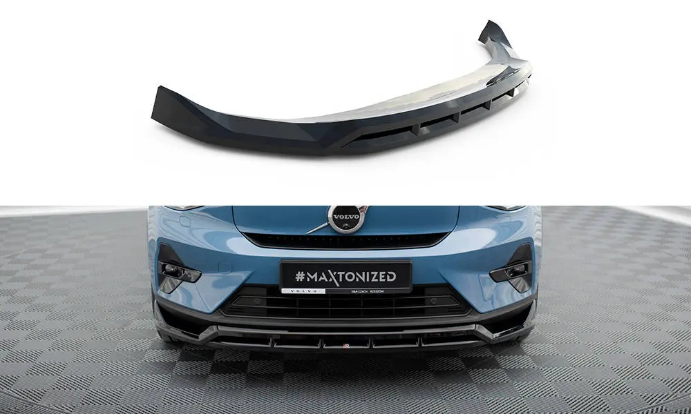 Frontspoiler Volvo EC40/C40 Recharge 2021 ->  | Glossy Black Edition – bilde 2