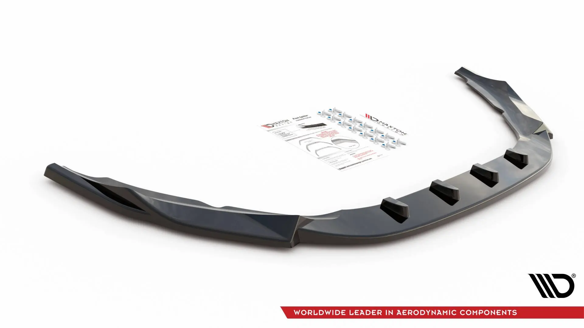 Frontspoiler Volvo S60 II R-Design 2014-2018 │ V.1 Glossy Black Edition – bilde 4