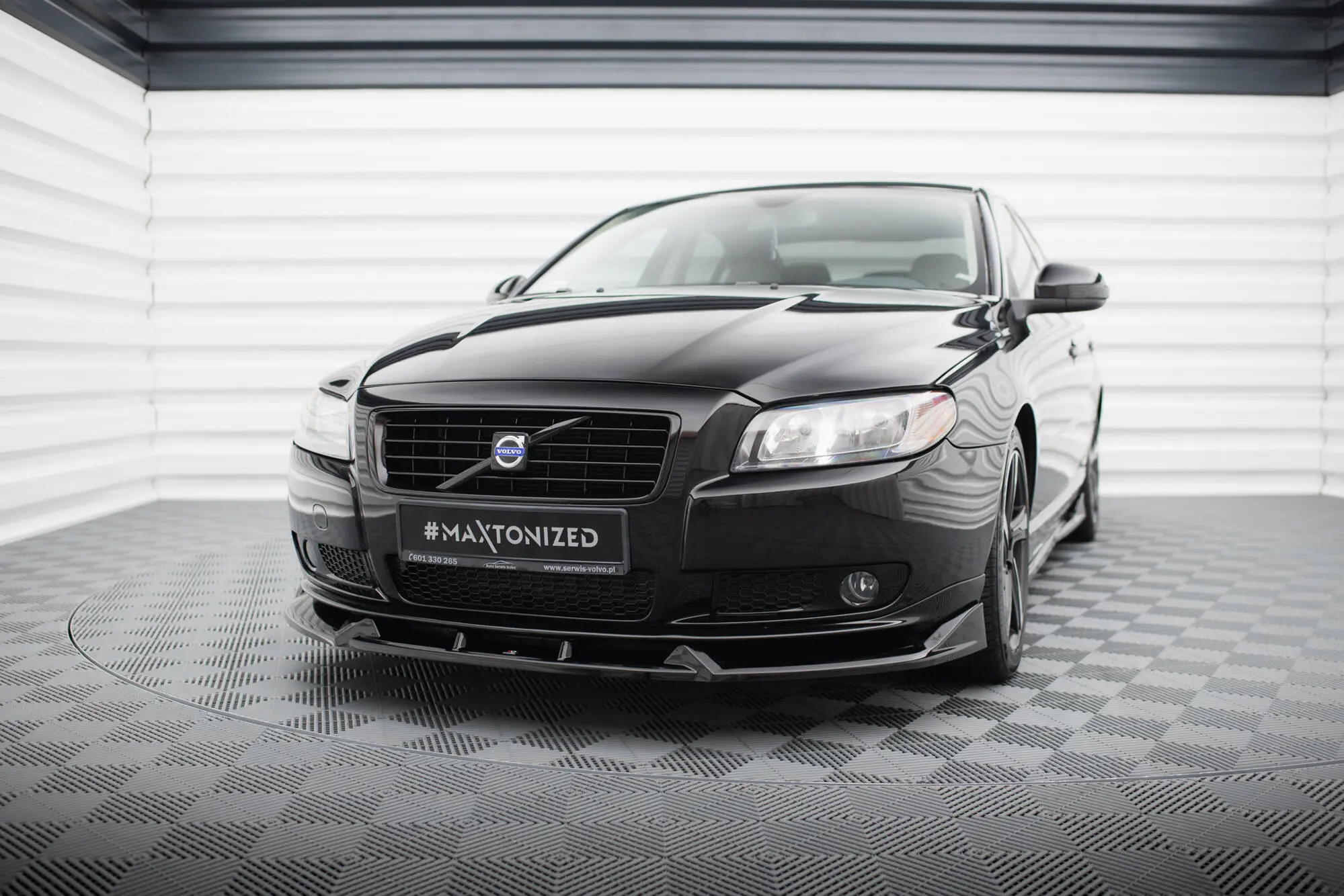 Frontspoiler Volvo S80 II 2006 - 2010 | Glossy Black Edition – bilde 4