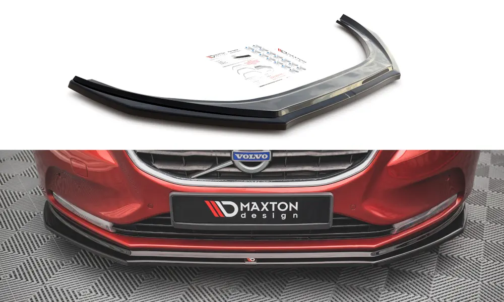 Frontspoiler  Volvo V40 2012-2019 │Glossy Black Edition – bilde 2