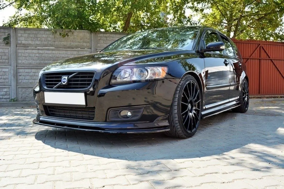Frontspoiler Volvo V50 R-Design Facelift 2007 - 2012 │ V.1 Glossy Black Edition – bilde 4