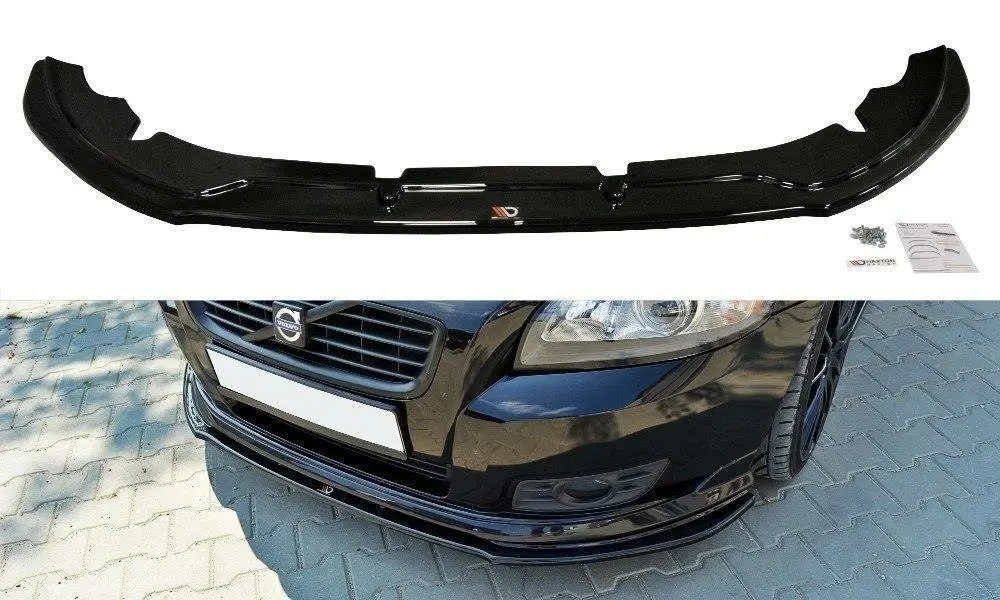Frontspoiler Volvo V50 R-Design Facelift 2007 - 2012 │ V.1 Glossy Black Edition – bilde 5