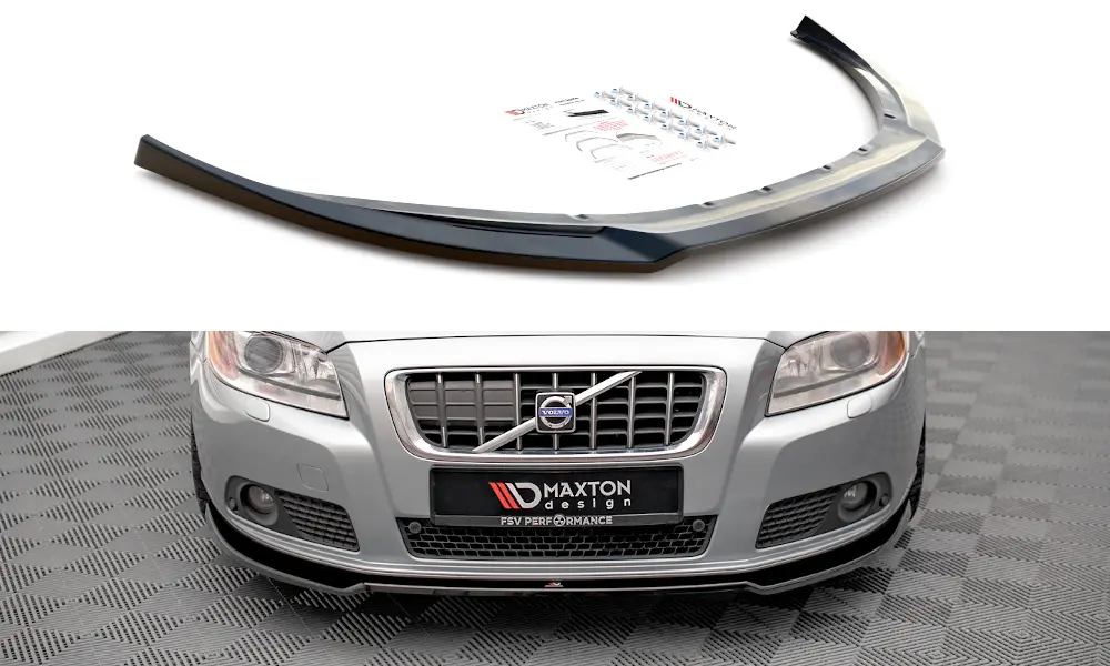 Frontspoiler Volvo V70 III 2007 - 2013 | V.2 Glossy Black Edition – bilde 3