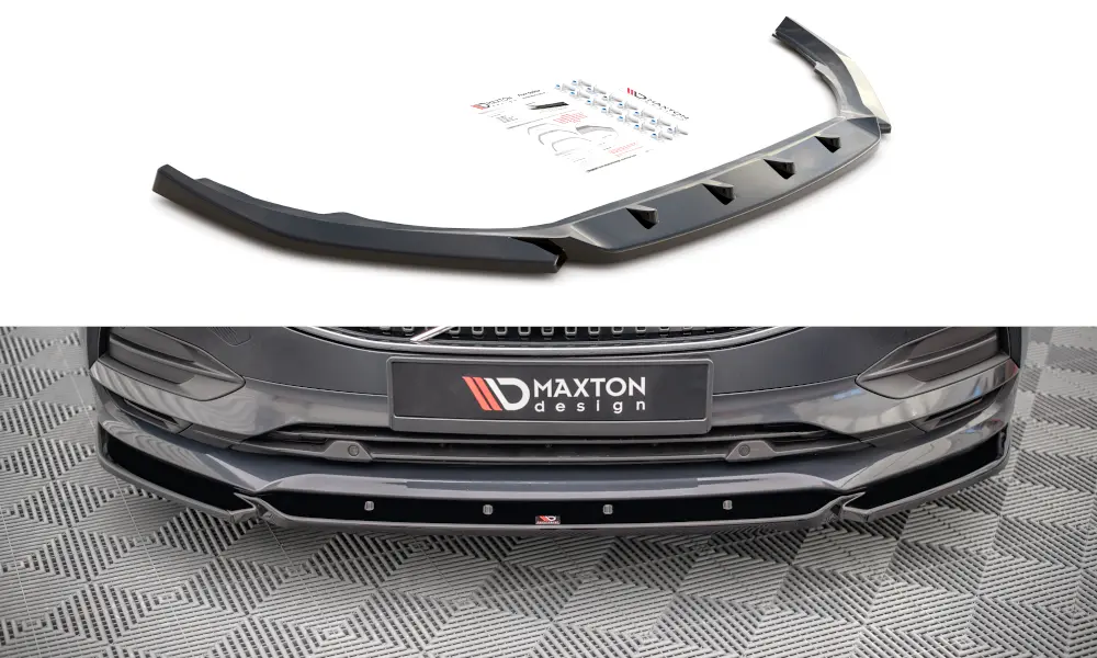 Frontspoiler Volvo V90 II 2016-2020 | V.1 Glossy Black Edition – bilde 2