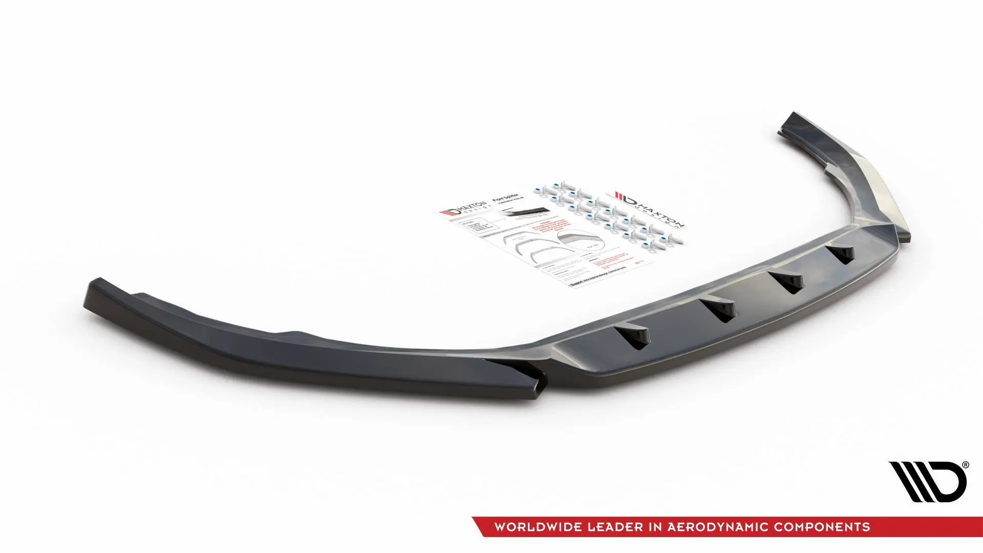 Frontspoiler Volvo V90 II 2016-2020 | V.1 Glossy Black Edition – bilde 4