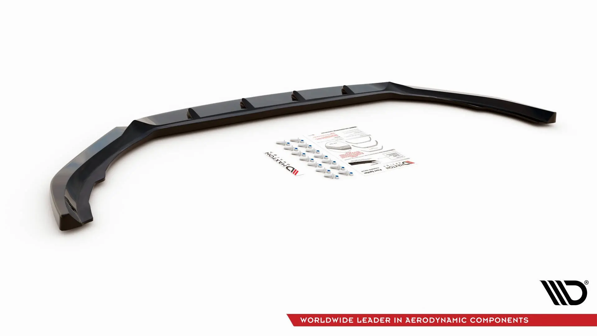 Frontspoiler Volvo V90 II 2016-2020 | V.1 Glossy Black Edition – bilde 5