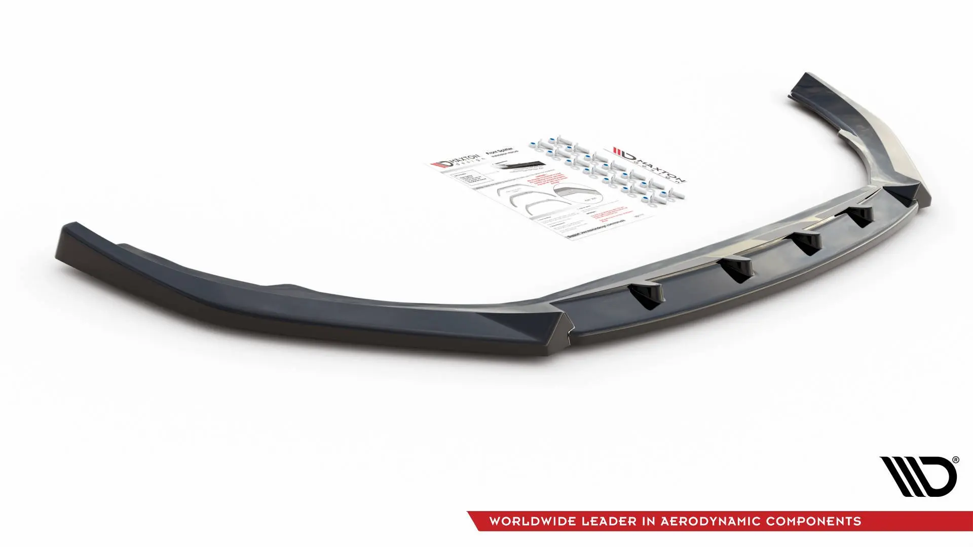 Frontspoiler Volvo V90 II 2016-2020 | V.2 Glossy Black Edition – bilde 4