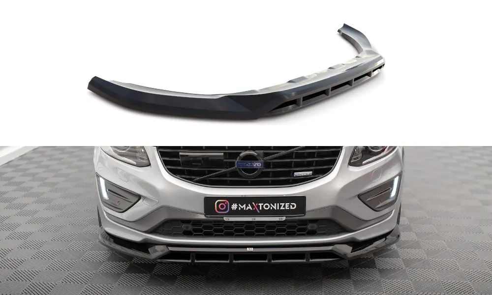 Frontspoiler Volvo XC60 I R-Design Facelift 2013 - 2017 | Glossy Black Edition – bilde 3