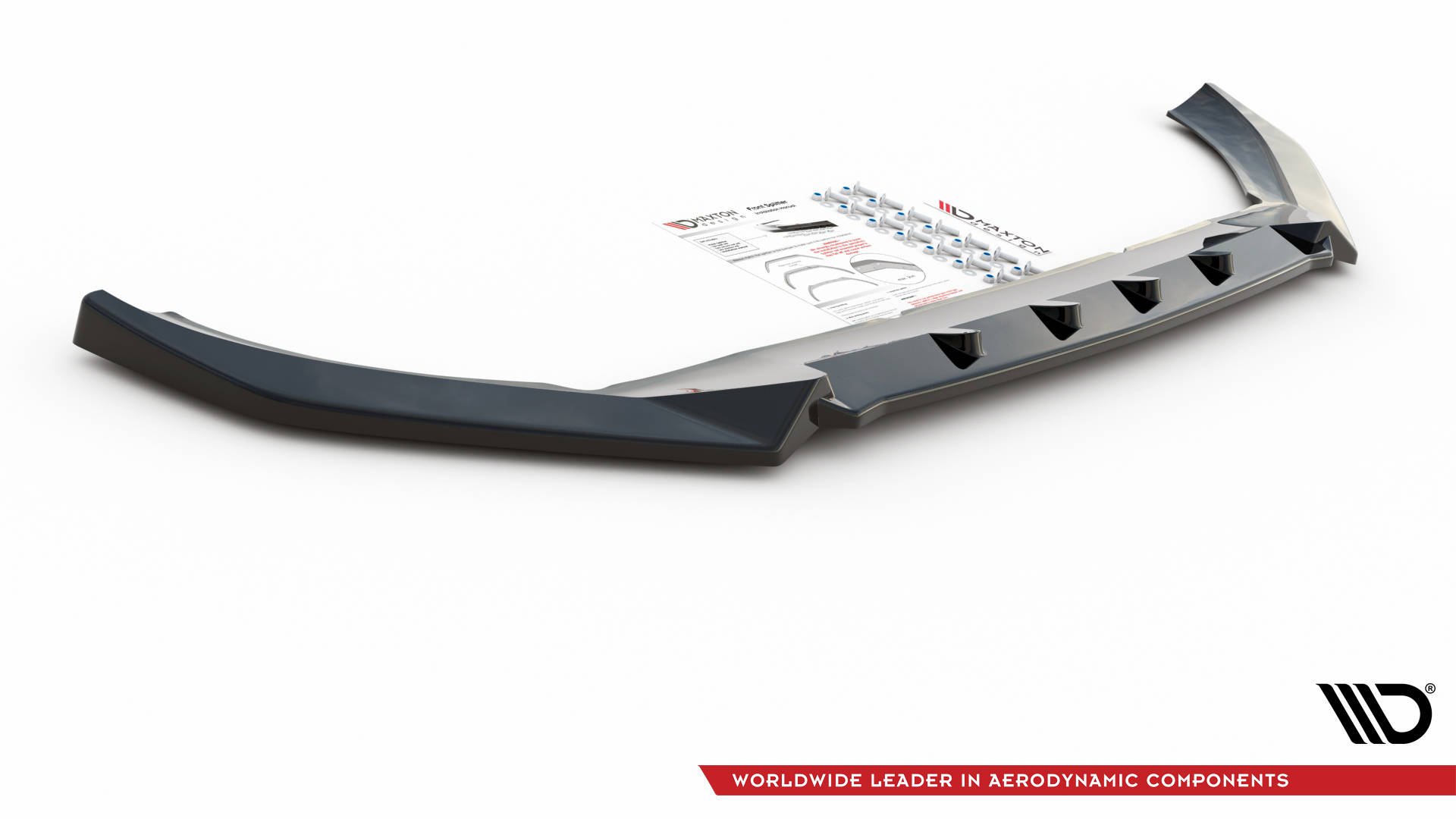 Frontspoiler Volvo XC60 II R-Design 2017 - 2021 | V.2 Glossy Black Edition – bilde 6