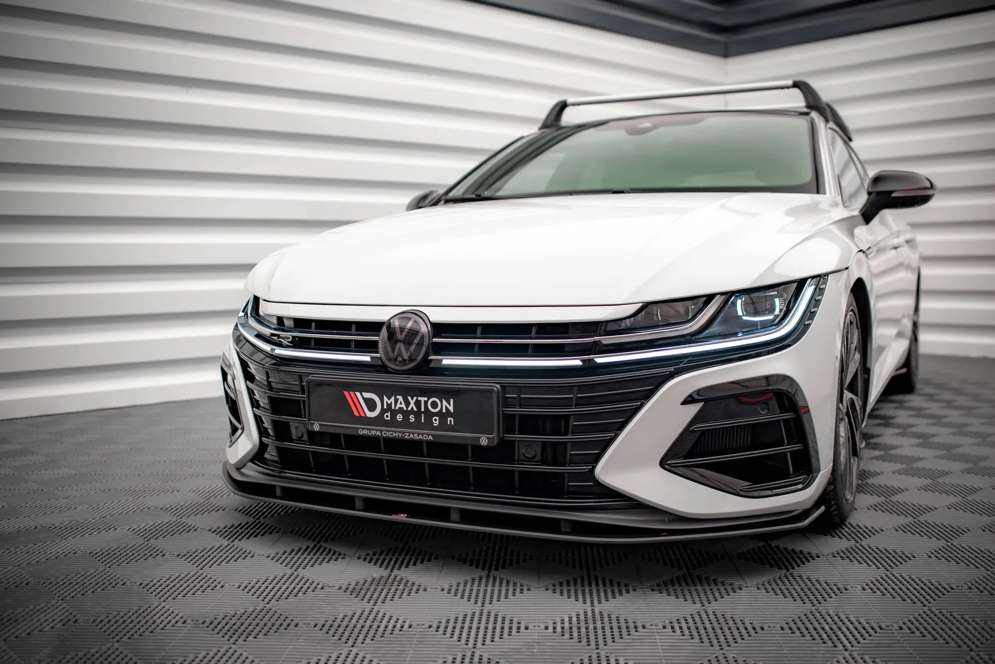 Frontspoiler VW Arteon R Facelift 2020 - 2025 | Street Pro Black Edition