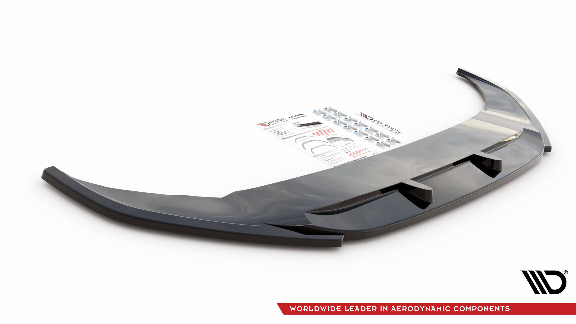 Frontspoiler VW Arteon R Facelift 2020 - 2025 | V.1 Glossy Black Edition – bilde 5