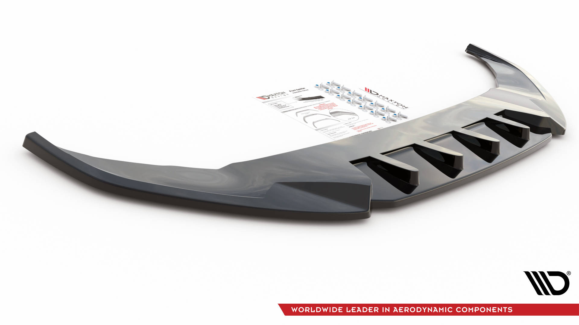 Frontspoiler VW Arteon R Facelift 2020 - 2025 | V.2 Glossy Black Edition – bilde 5