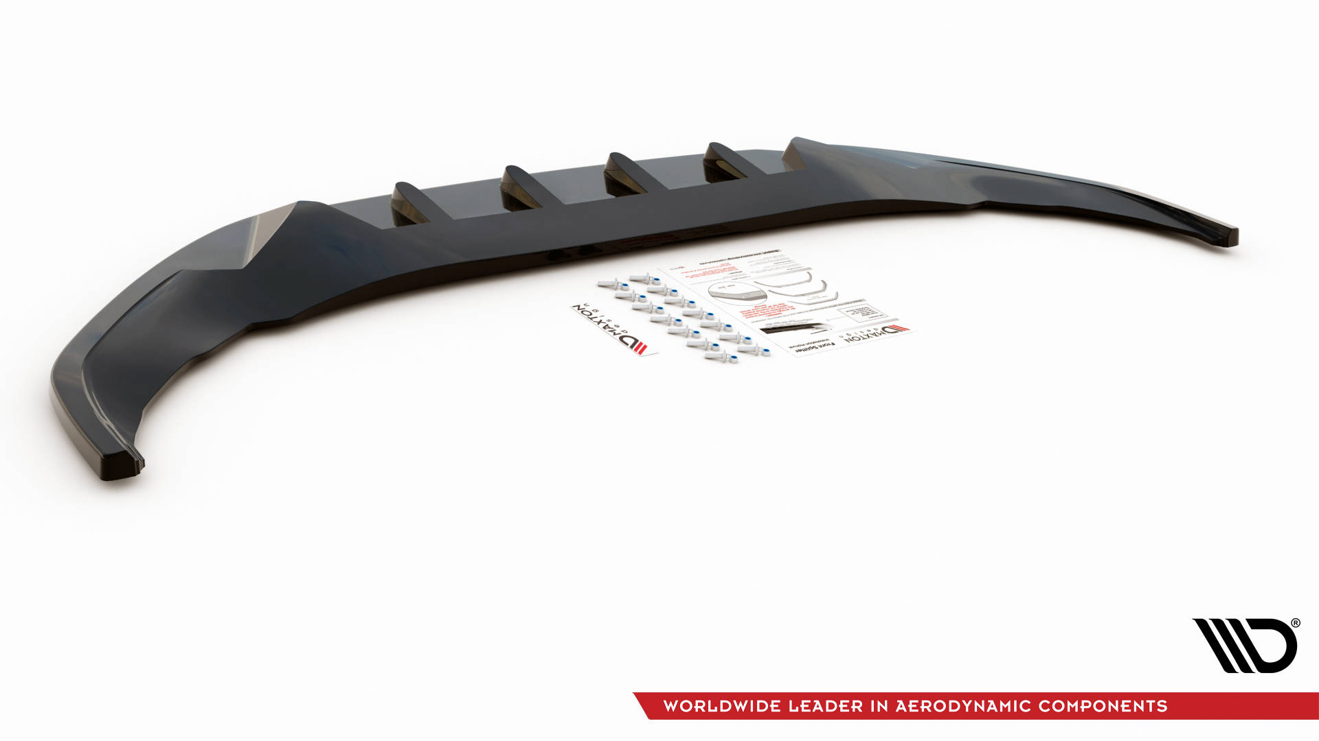 Frontspoiler VW Arteon R Facelift 2020 - 2025 | V.2 Glossy Black Edition – bilde 6