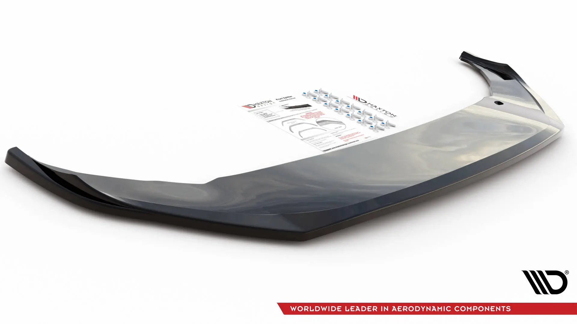 Frontspoiler VW Arteon R Facelift 2020 - 2025 | V.3 Glossy Black Edition – bilde 5