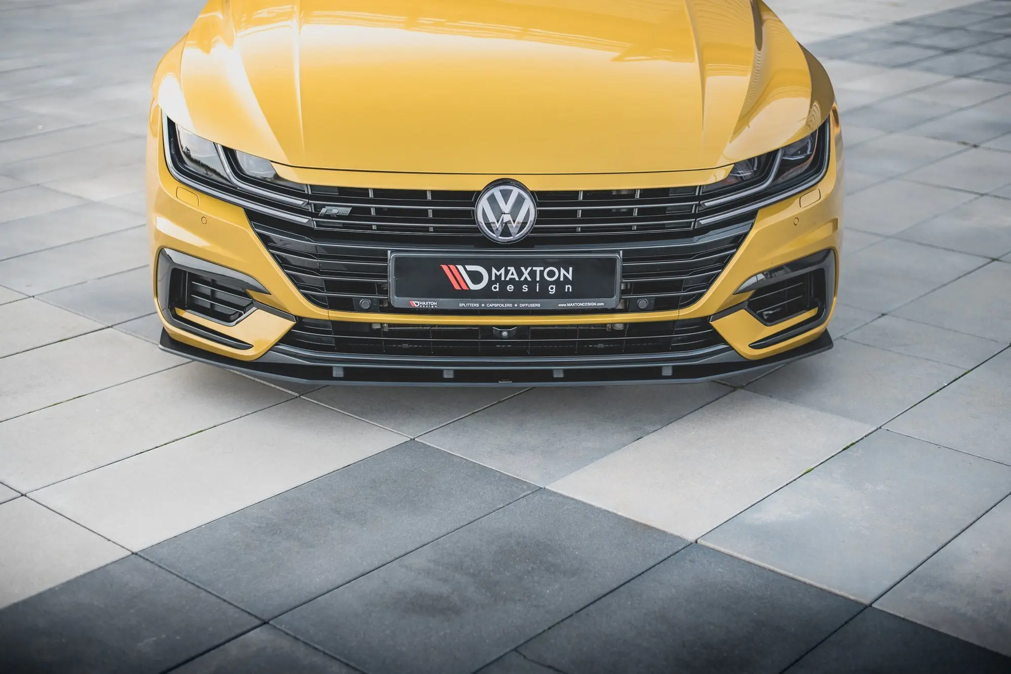 Frontspoiler VW Arteon R-Line 2017 - 2020 | Racing Durability Black Edition – bilde 2