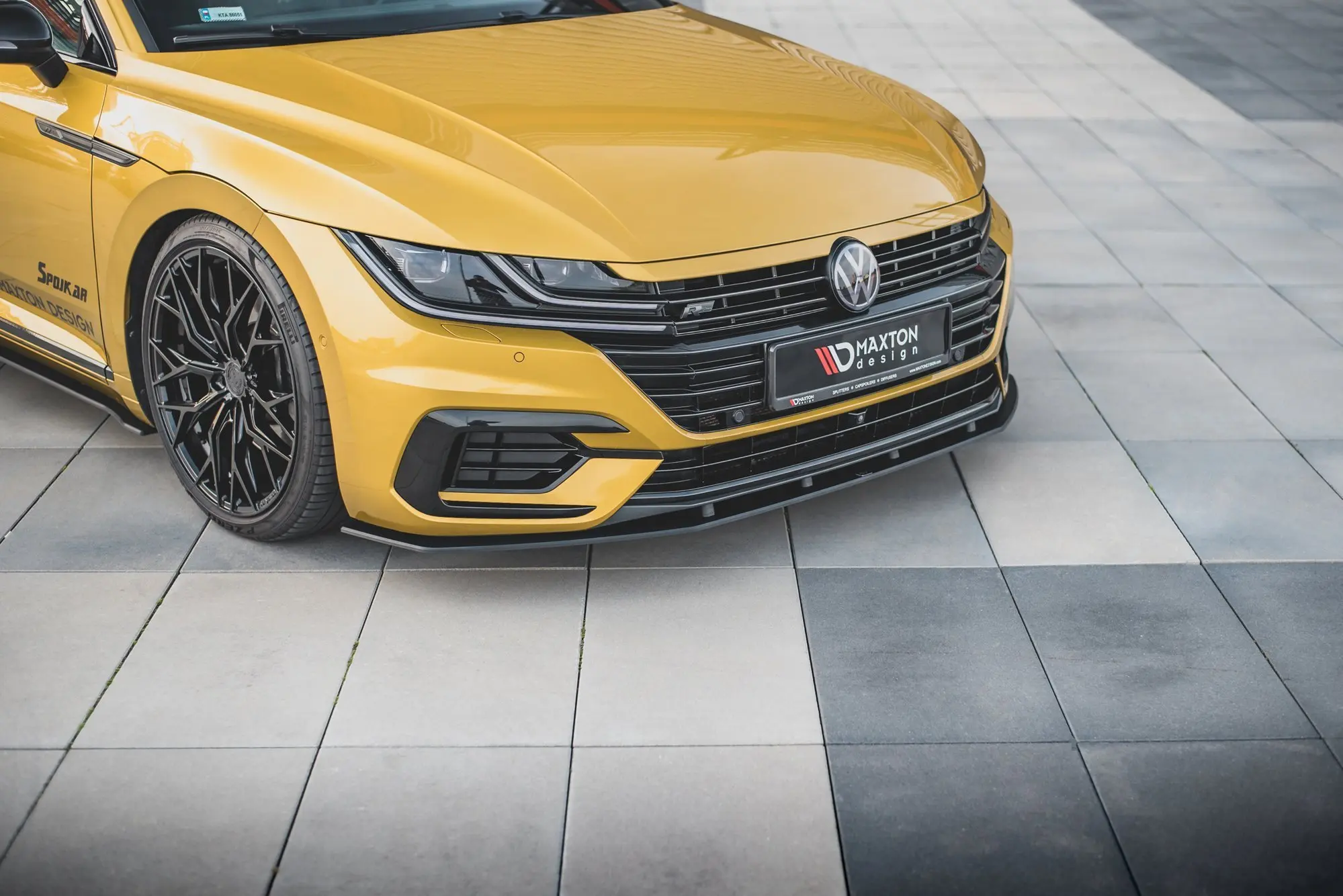 Frontspoiler VW Arteon R-Line 2017 - 2020 | Racing Durability Black Edition – bilde 4