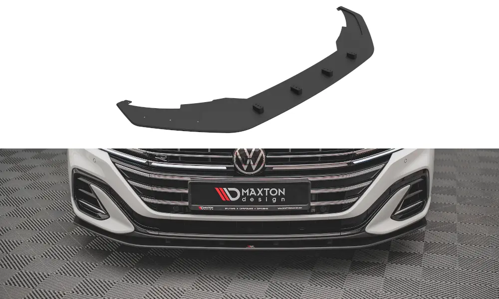 Frontspoiler VW Arteon R-Line Facelift 2020 - 2025 | Street Pro Black Edition – bilde 2